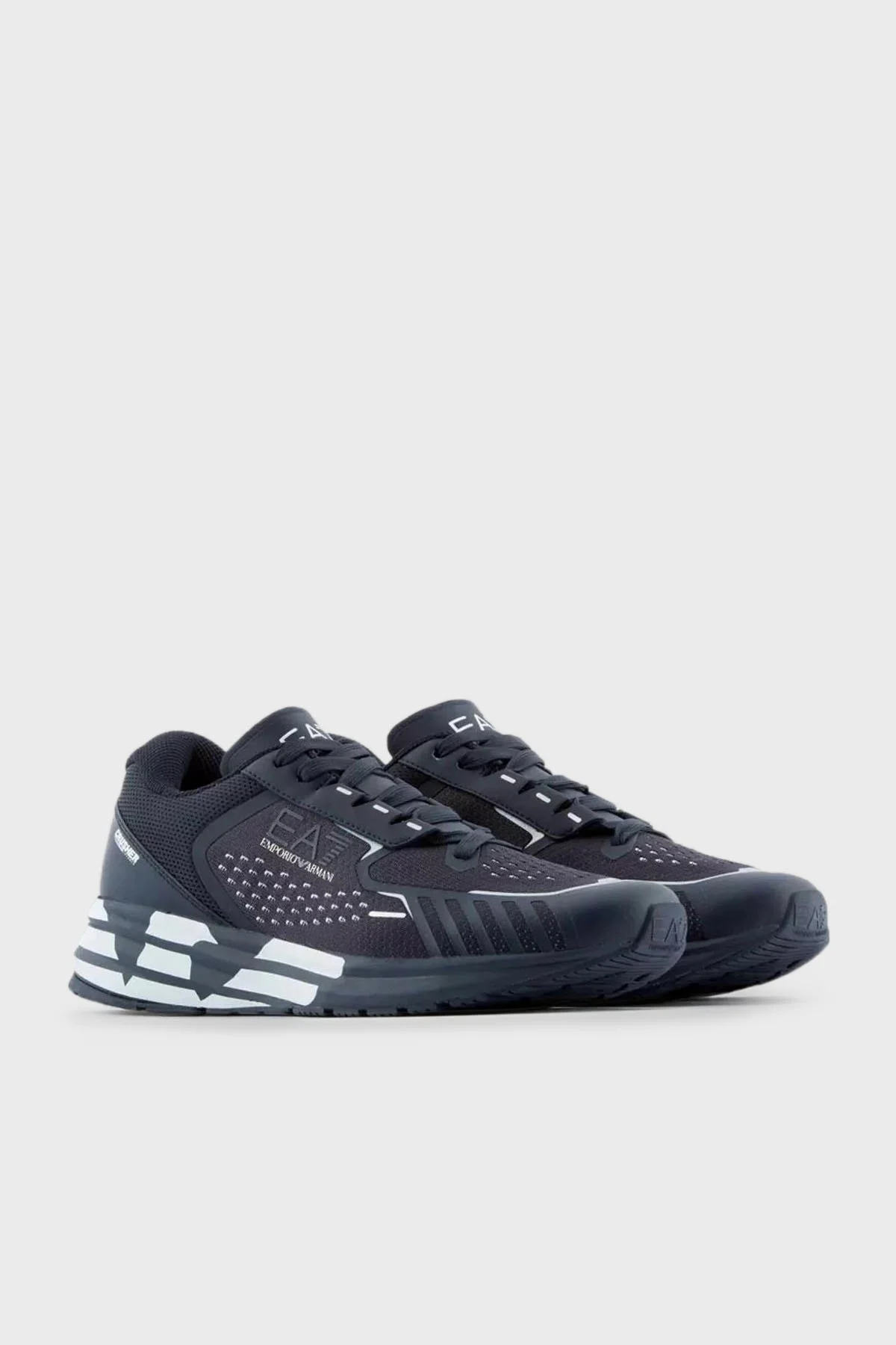 EA7 Logolu Çıkarılabilir Tabanlı Günlük Spor Unisex Ayakkabı X8X094 XK239 R386 LACİVERT - 3