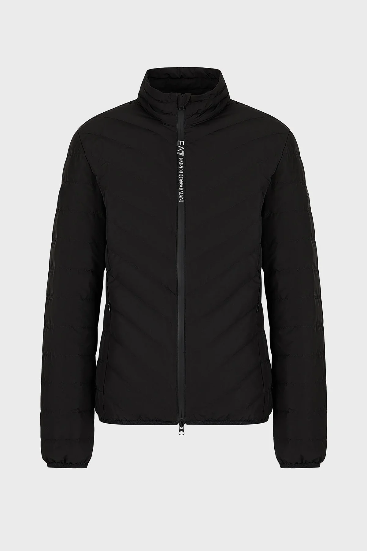 EA7 Logolu Fermuarlı Erkek Mont 8NPB13 PNE1Z 1200 SİYAH - 5