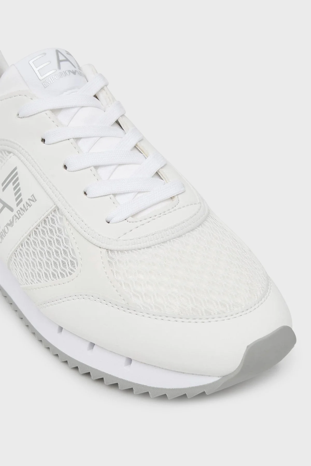 EA7 Logolu Kalın Tabanlı Sneaker Unisex Ayakkabı 7X000334 AF18610 MZ024 BEYAZ - 4