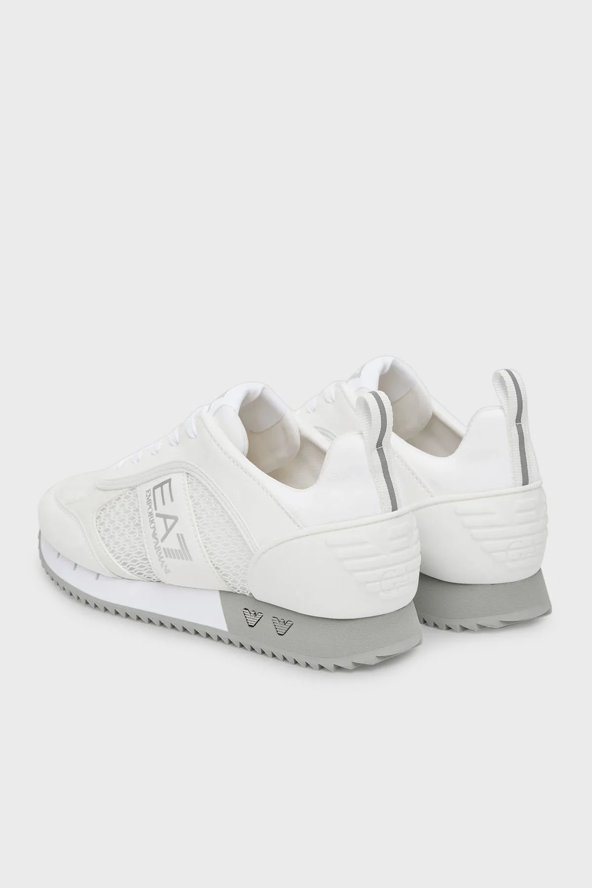 EA7 Logolu Kalın Tabanlı Sneaker Unisex Ayakkabı 7X000334 AF18610 MZ024 BEYAZ - 5