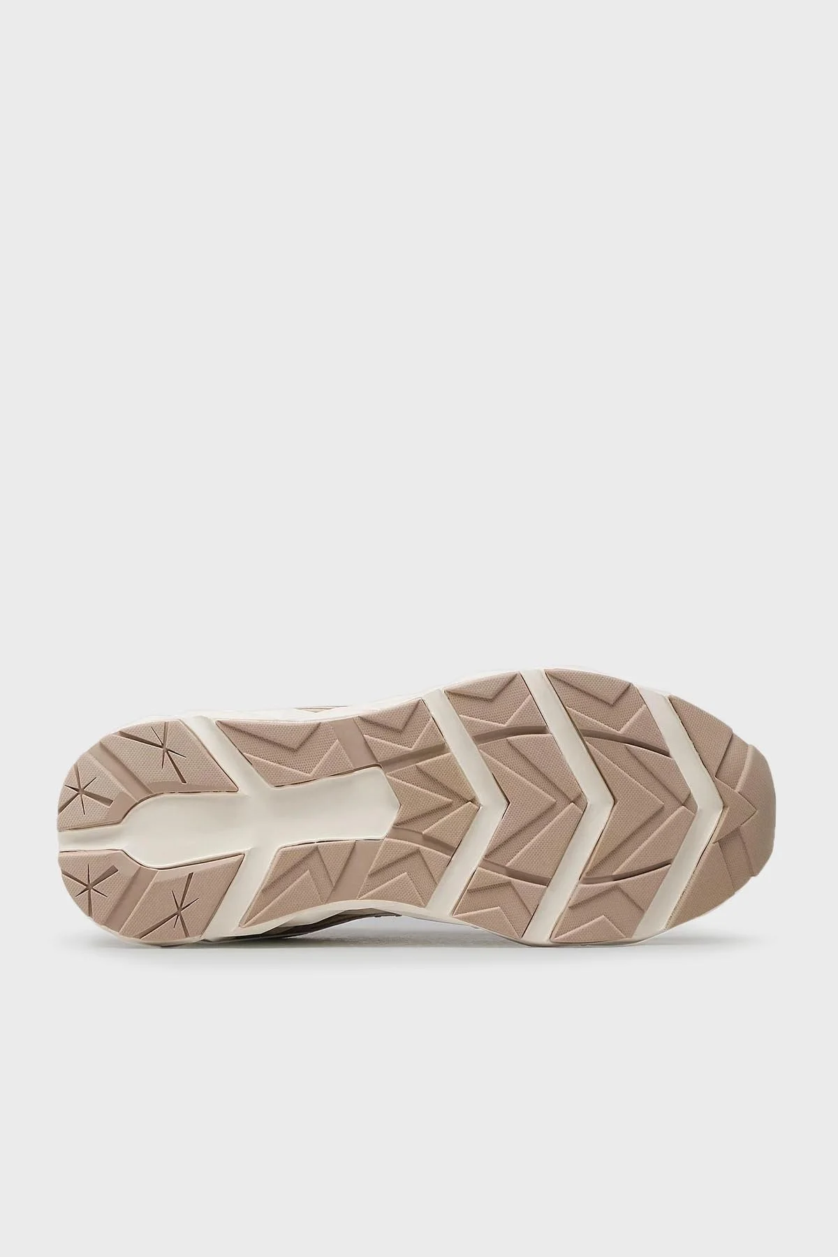 EA7 Logolu Kalın Tabanlı Sneaker Unisex Ayakkabı X8X033 XK299 R402 BEJ - 3
