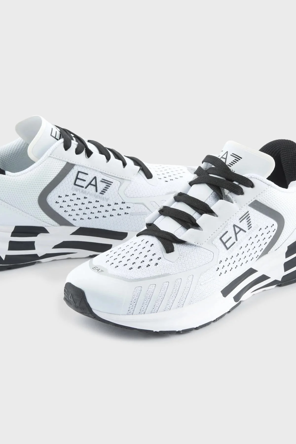 EA7 Logolu Kalın Tabanlı Sneaker Unisex Ayakkabı X8X094 XK239 D611 BEYAZ - 2