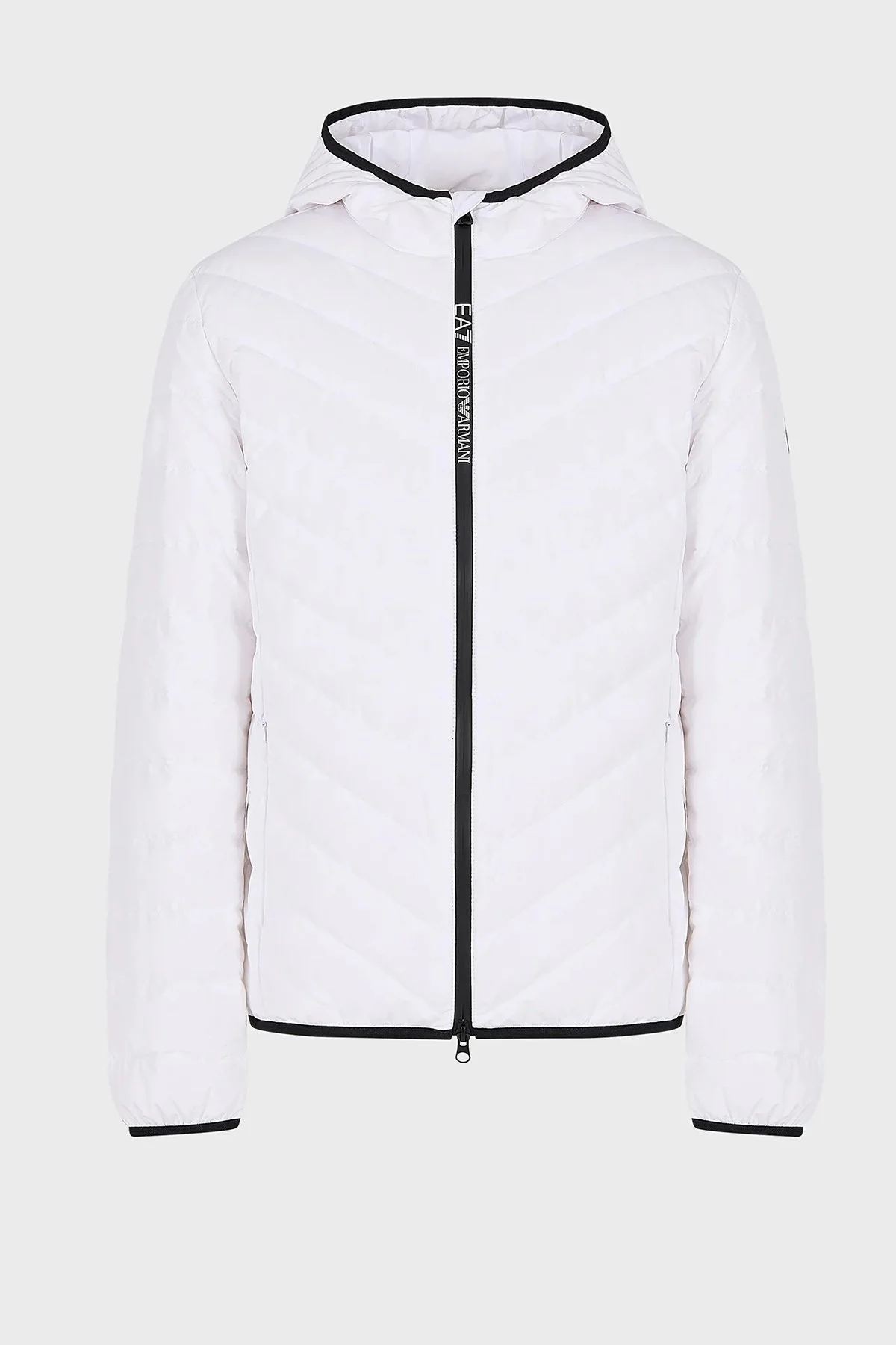 EA7 Regular Fit Yalıtımlı Kapüşonlu Kaz Tüyü Dolgulu Erkek Mont 8NPB14 PNE1Z 1100 BEYAZ - 2