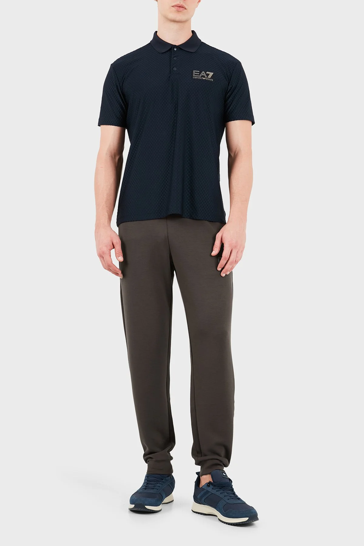Ea7 Logolu Normal Bel Lastikli Paça Jogger Erkek Pantolon 7M002245 AF26240 U6027 Kahve - 2