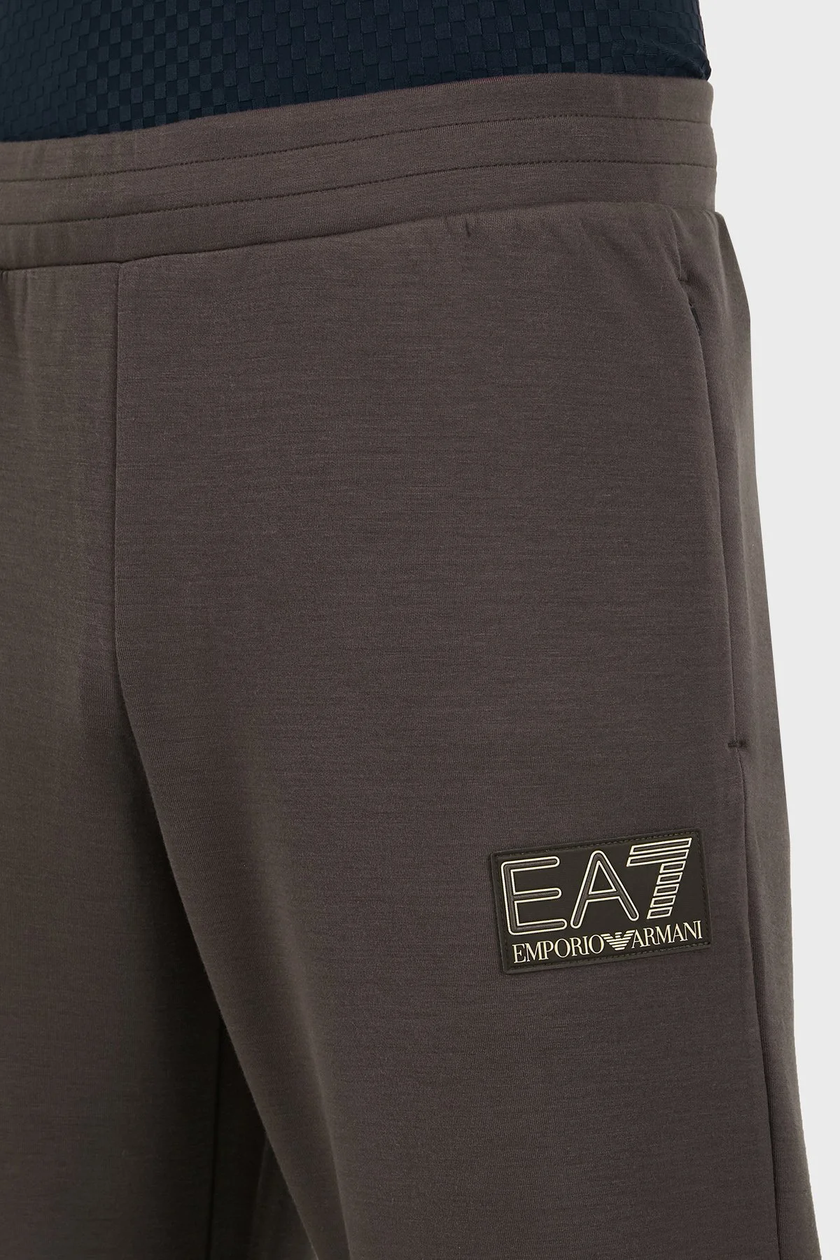 Ea7 Logolu Normal Bel Lastikli Paça Jogger Erkek Pantolon 7M002245 AF26240 U6027 Kahve - 6