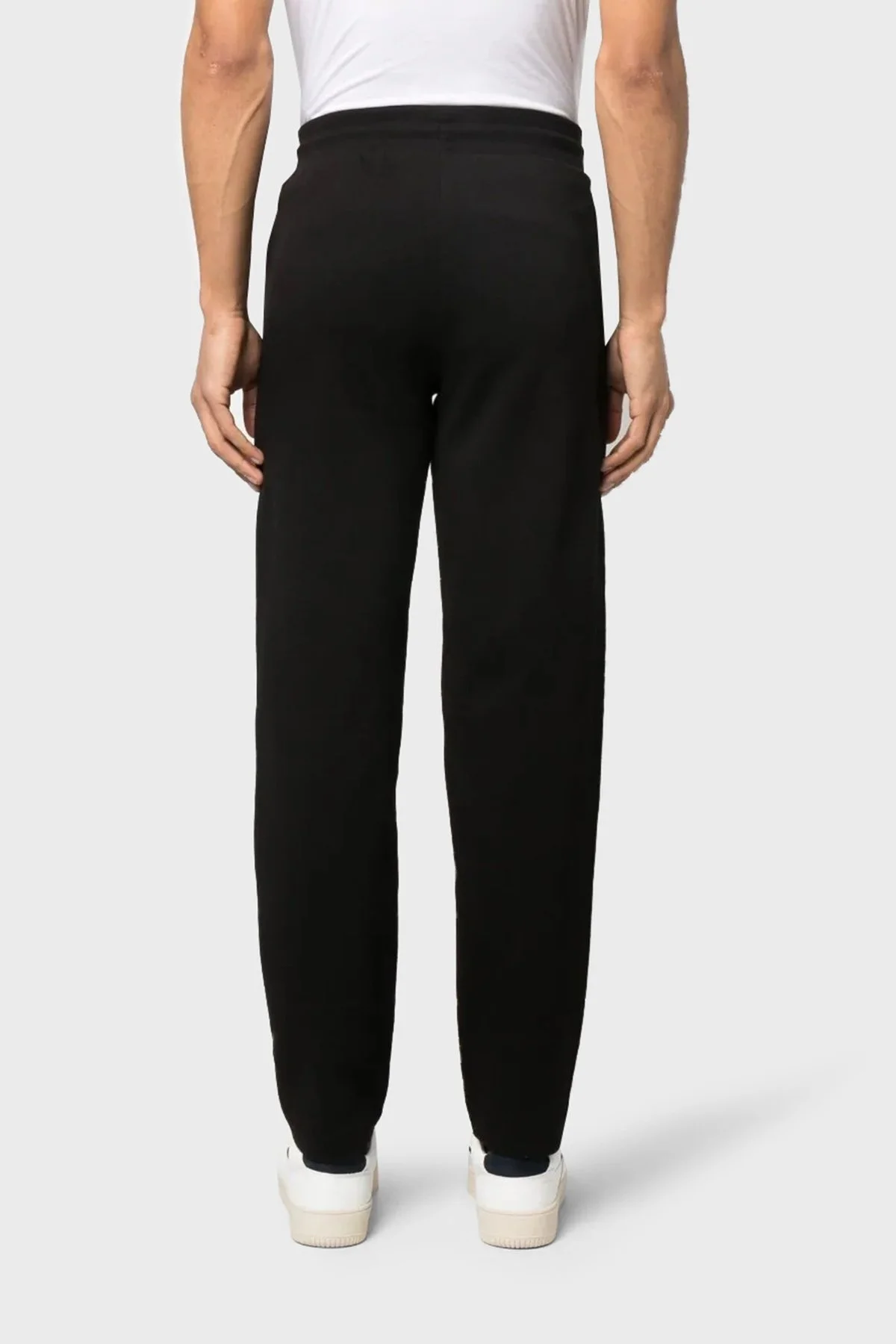 EA7 Logolu Pamuklu Cepli Loose Fit Spor Erkek Pantolon 3RPP68 PJFAZ 1200 SİYAH - 3