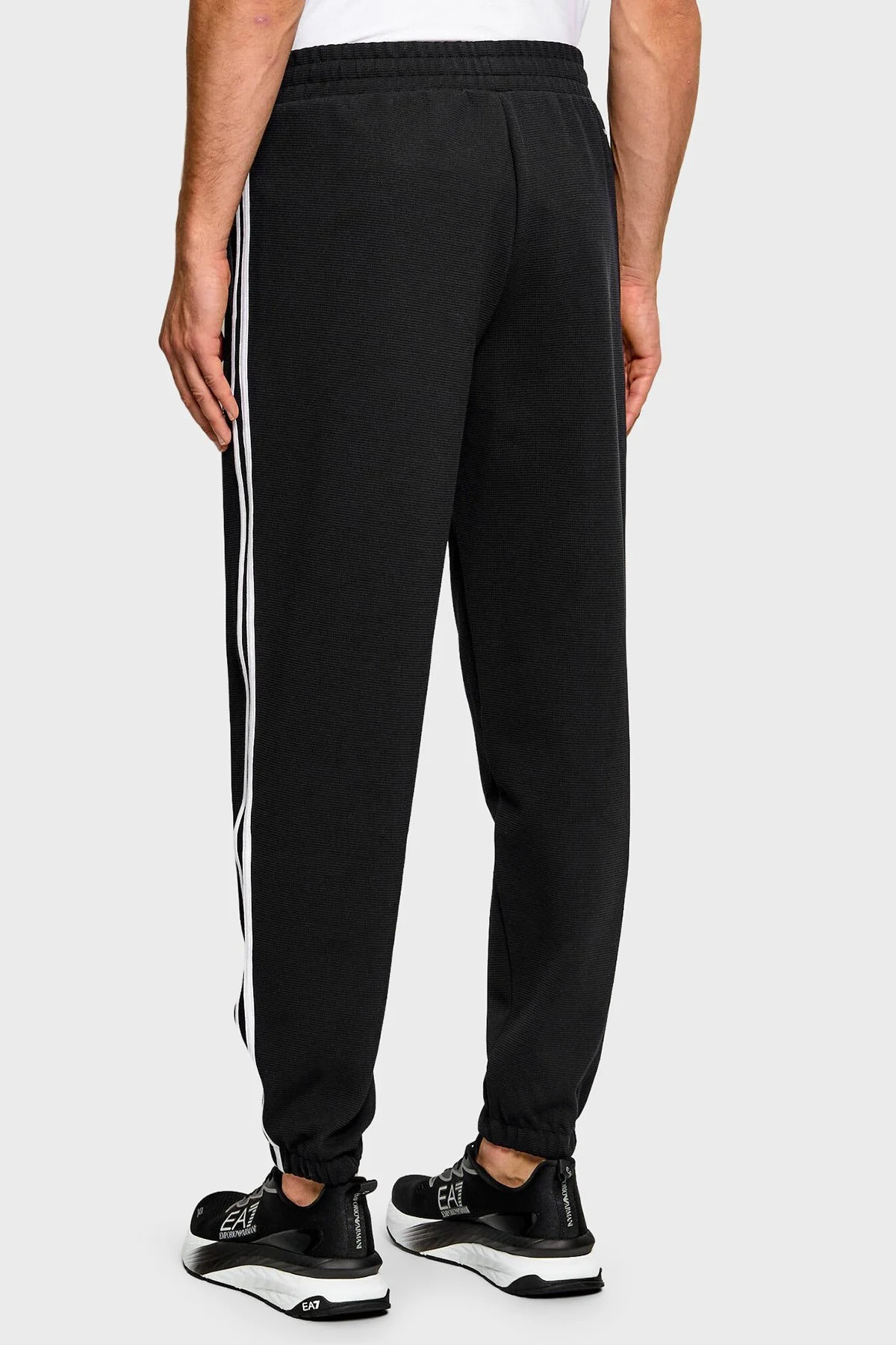 EA7 Logolu Regular Fit Erkek Eşofman Takımı 7M002490 AF26309 UC001 Siyah - 5