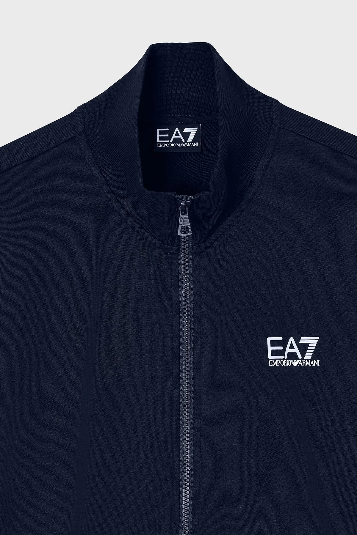 EA7 Logolu Regular Fit Fermuarlı Cepli Spor Erkek Eşofman Takımı 8NPV61 PJVRZ 1562 Lacivert - 6