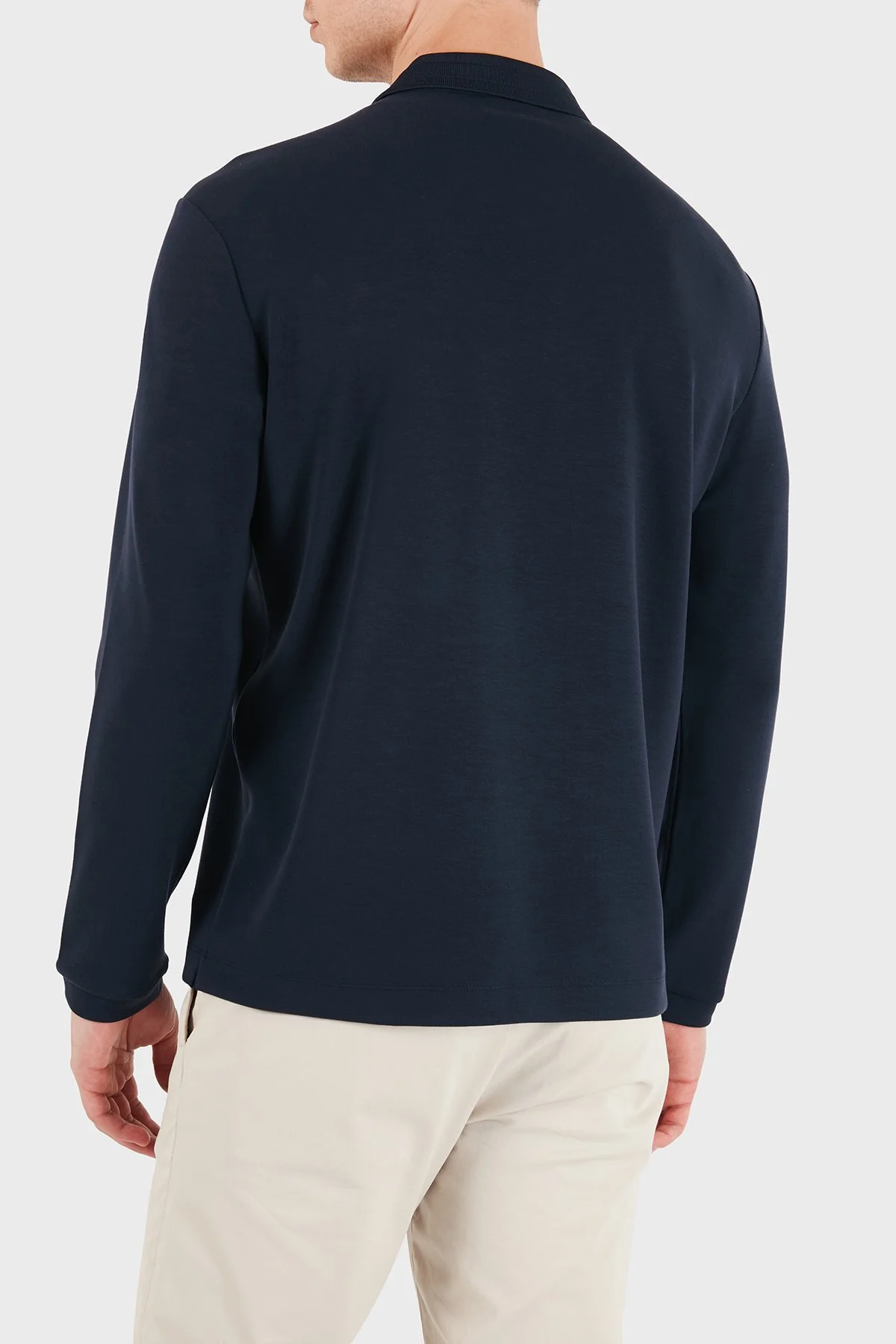 EA7 Logolu Regular Fit Fermuarlı Erkek Polo 7M002106 AF27717 UB102 Lacivert - 2