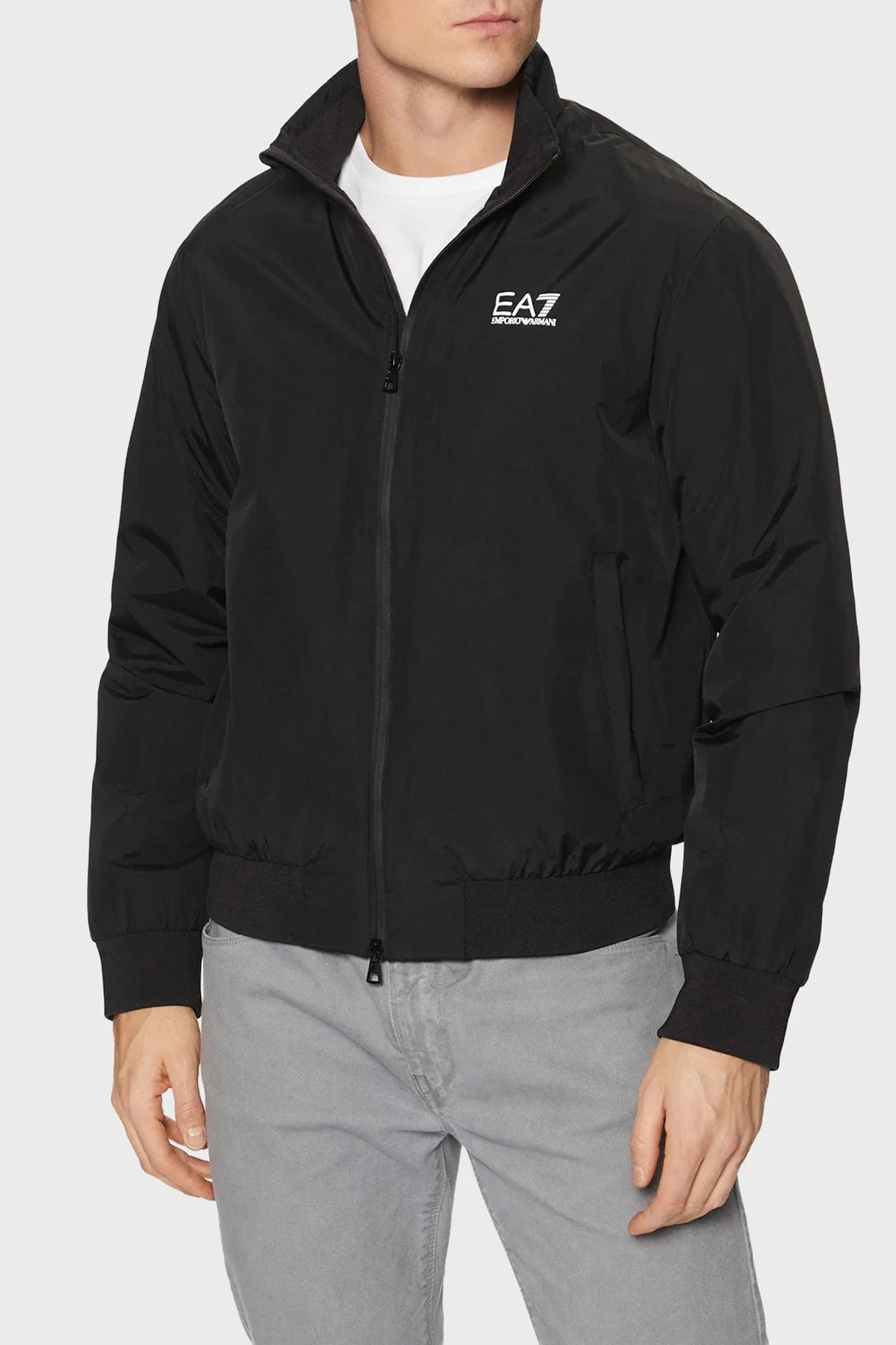 EA7 Logolu Regular Fit Hafif Dolgulu Erkek Mont 8NPB20 PNFZZ 1200 SİYAH - 1