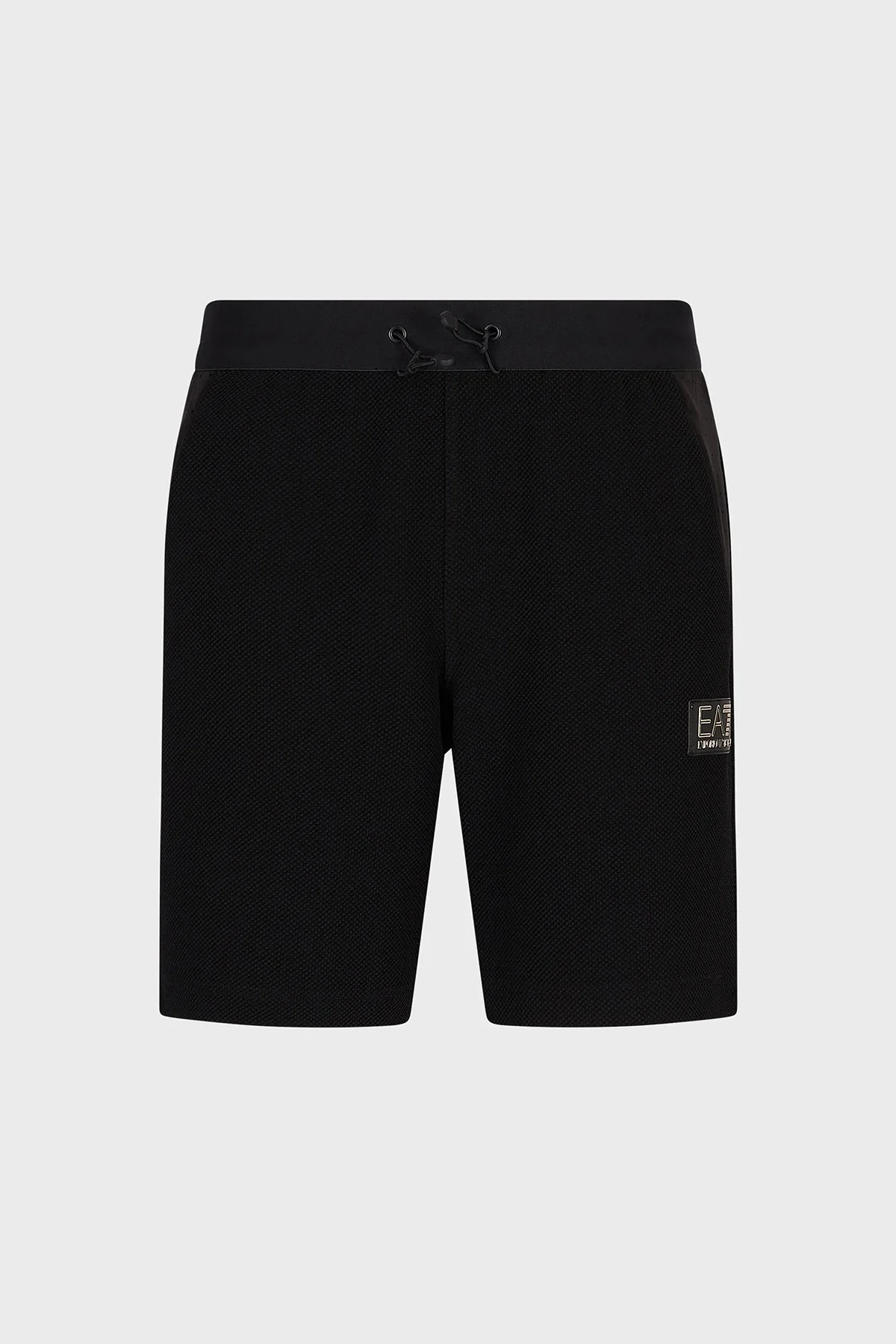 EA7 Logolu Slim Fit Cepli Erkek Short 3RPS66 PJG1Z 1200 SİYAH - 4