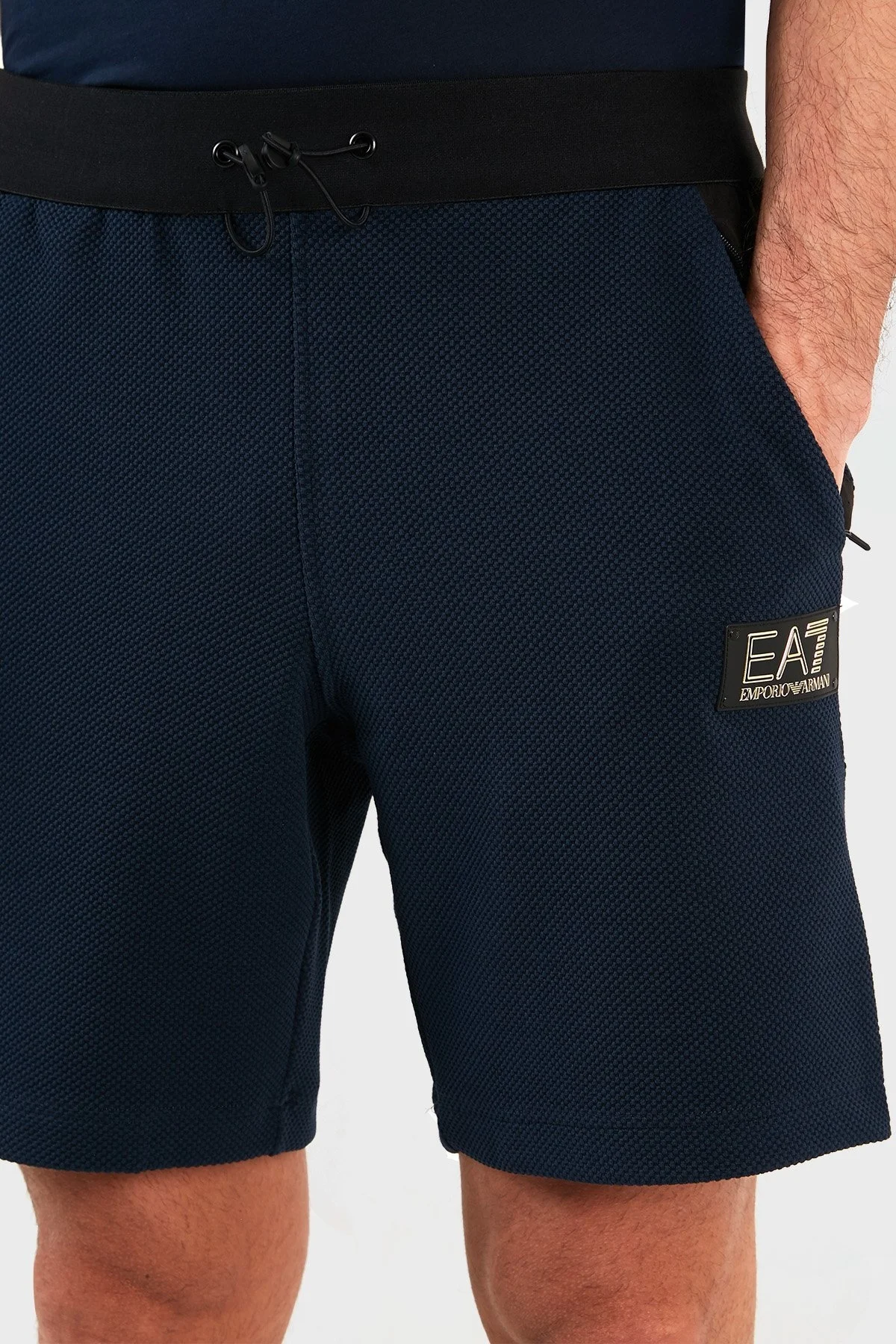 EA7 Logolu Slim Fit Cepli Erkek Short 3RPS66 PJG1Z 1554 LACİVERT - 3