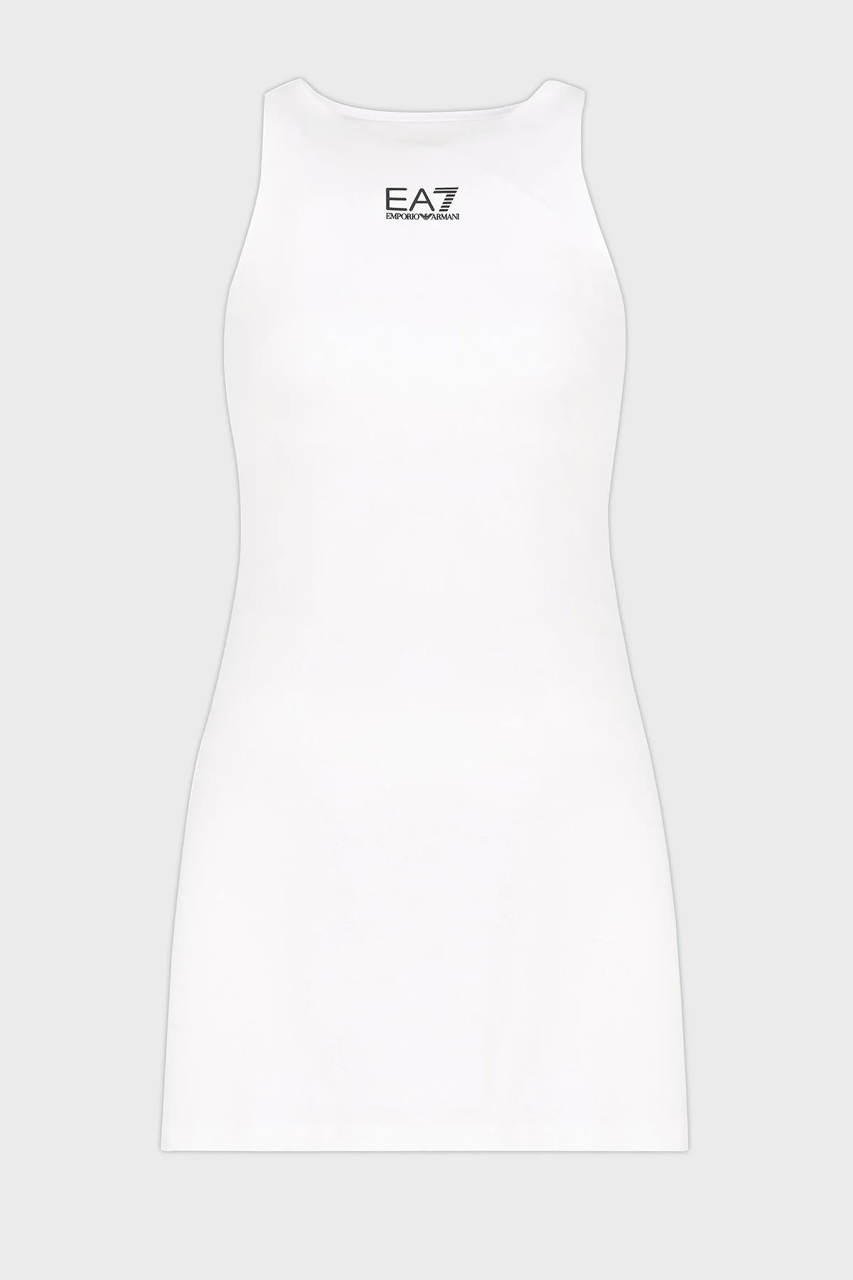 EA7 Logolu Slim Fit Mini Boy Şortlu Spor Bayan Elbise 7W000317 AF12509 U0002 BEYAZ - 8