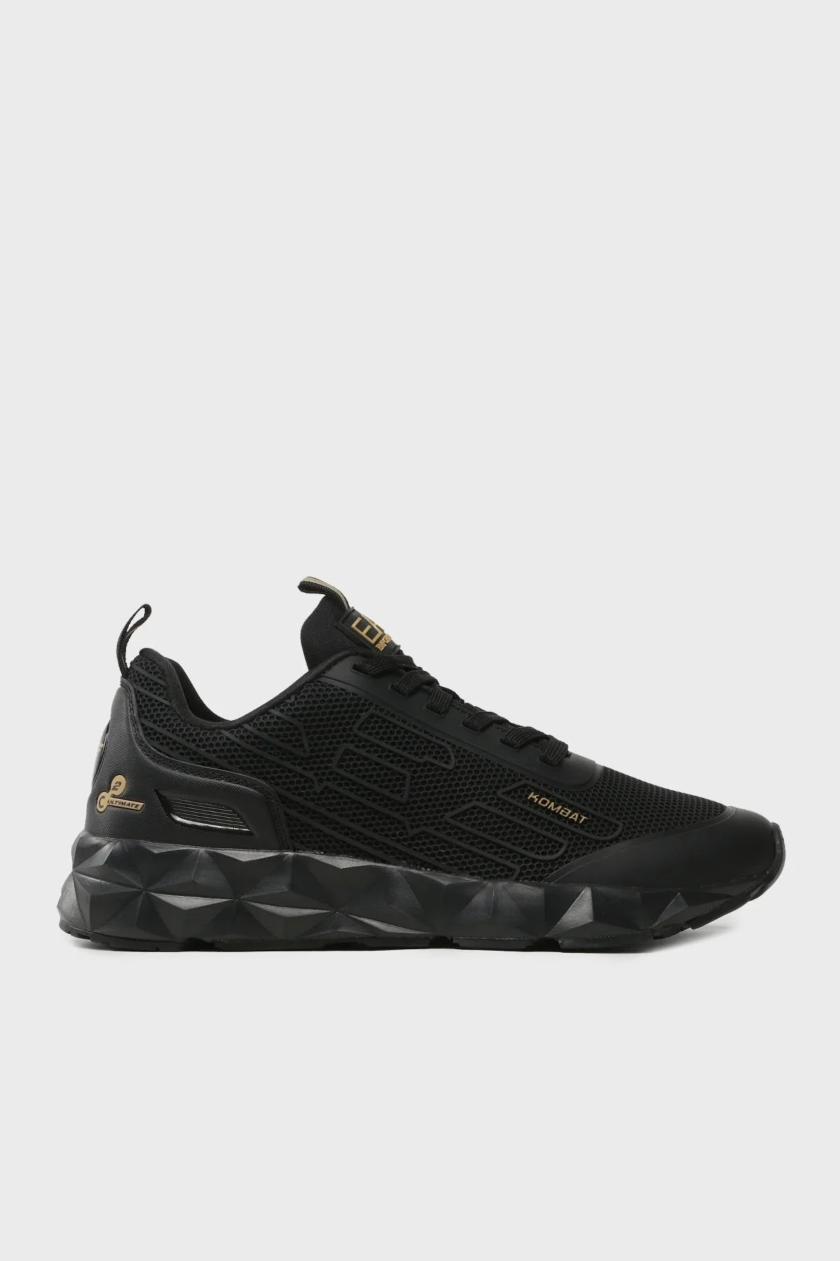 EA7 Logolu Sneaker Erkek Ayakkabı X8X154 XK357 M701 SİYAH - 1
