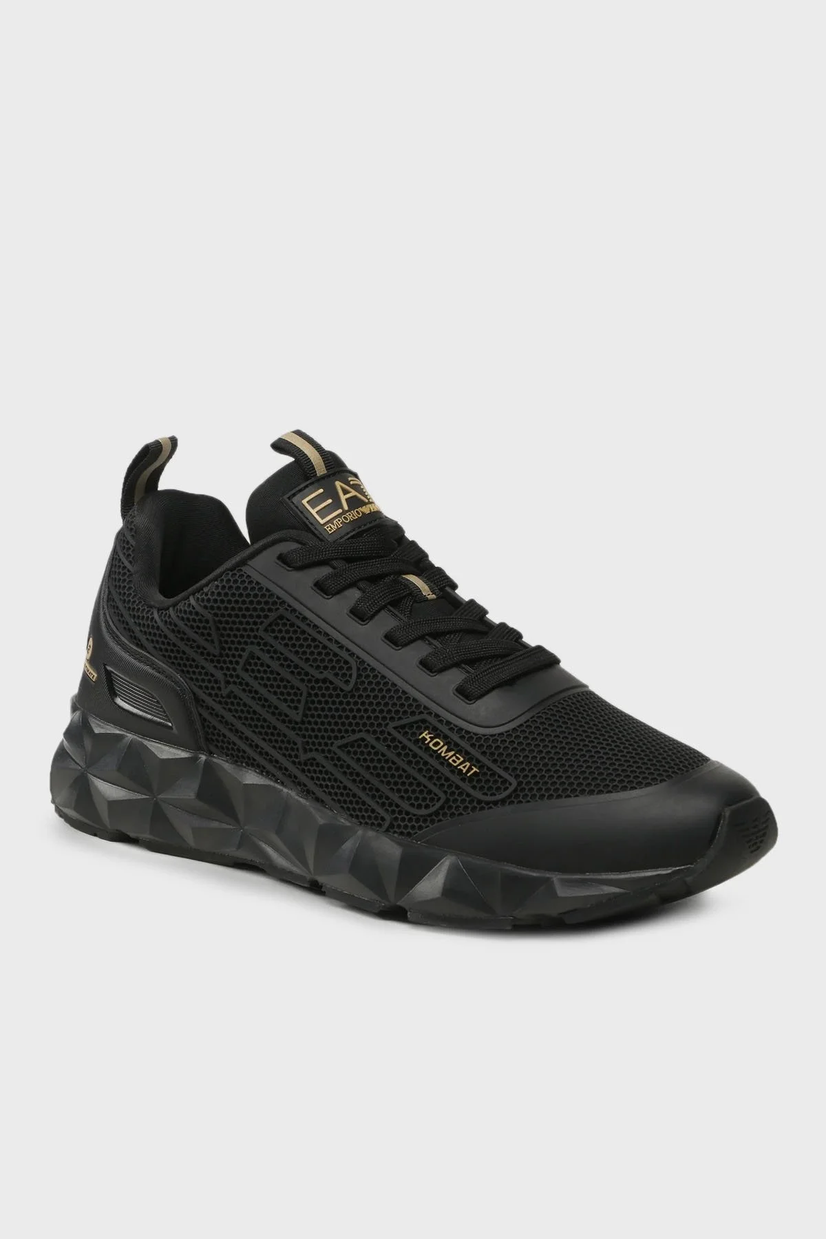 EA7 Logolu Sneaker Erkek Ayakkabı X8X154 XK357 M701 SİYAH - 5