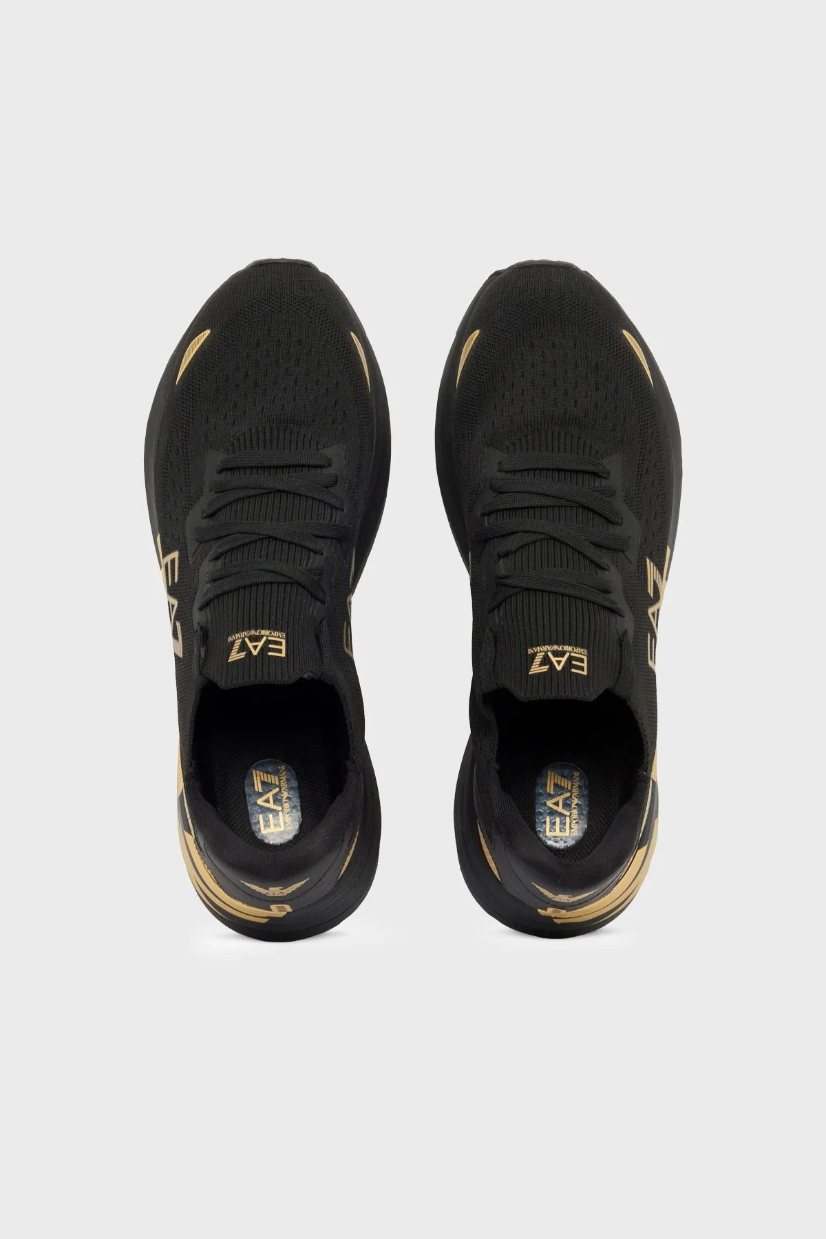EA7 Logolu Sneaker Unisex Ayakkabı 07X000652 AF18639 MZ177 SİYAH - 3