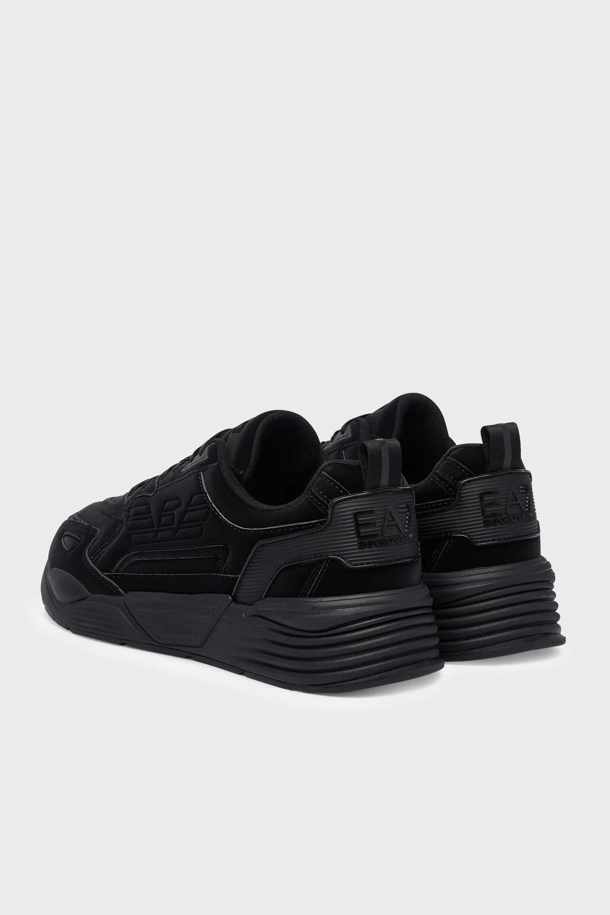 EA7 Logolu Sneaker Unisex Ayakkabı 7X000306 AF28160 MC513 Siyah - 3