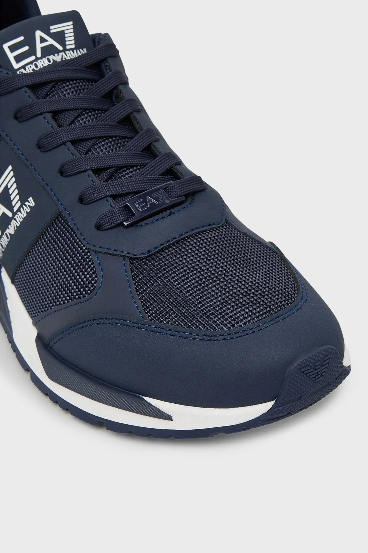 EA7 Logolu Sneaker Unisex Ayakkabı 7X000656 AF13550 MZ069 LACİVERT - 4