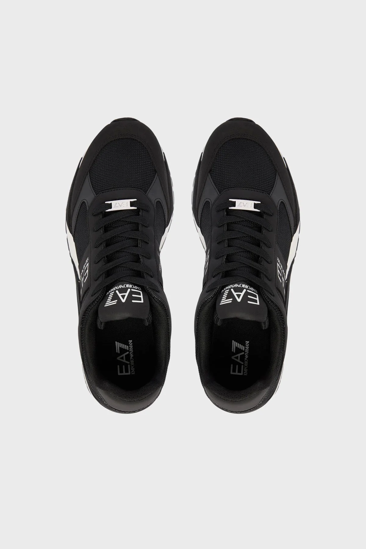EA7 Logolu Sneaker Unisex Ayakkabı 7X000656 AF13550 MZ210 SİYAH - 3