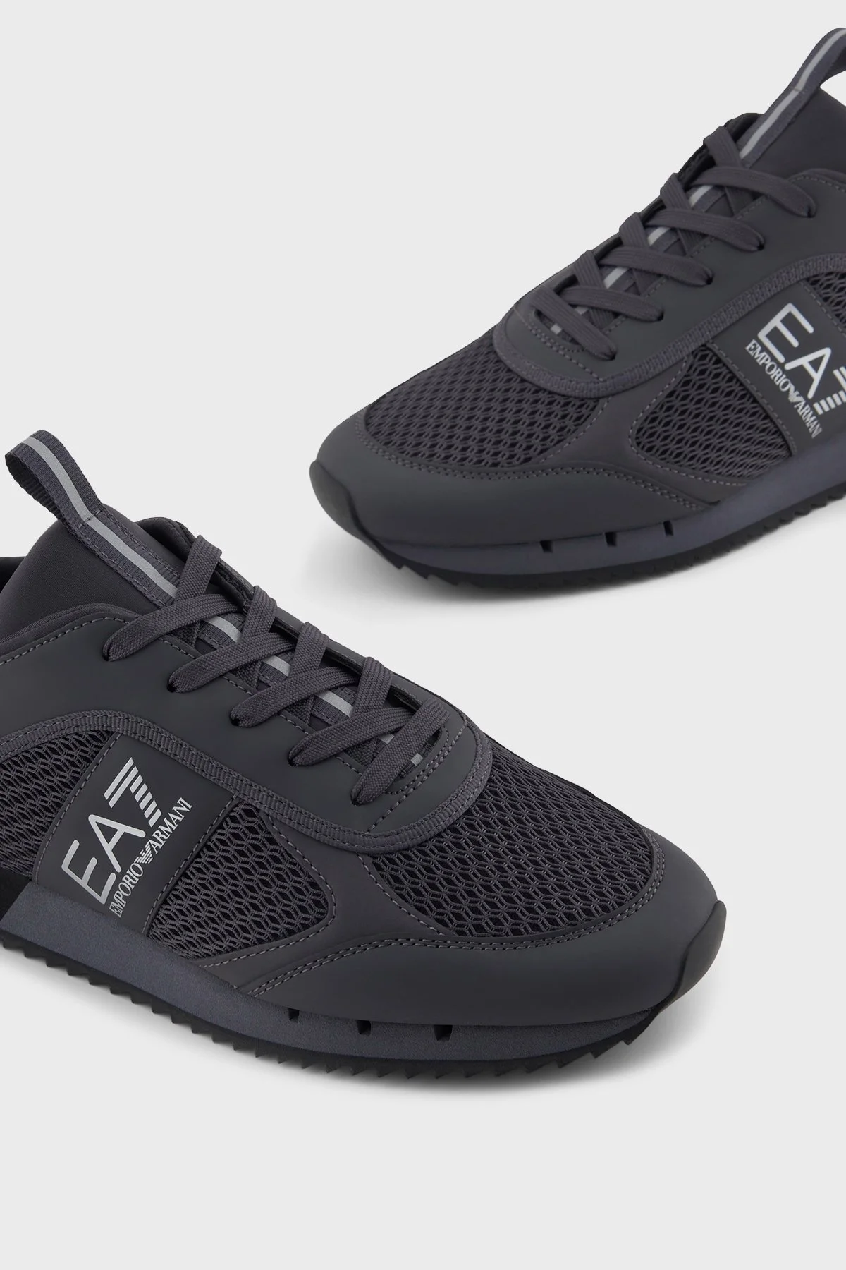 EA7 Logolu Sneaker Unisex Ayakkabı X8X027 XK050 D186 ANTRASİT - 11