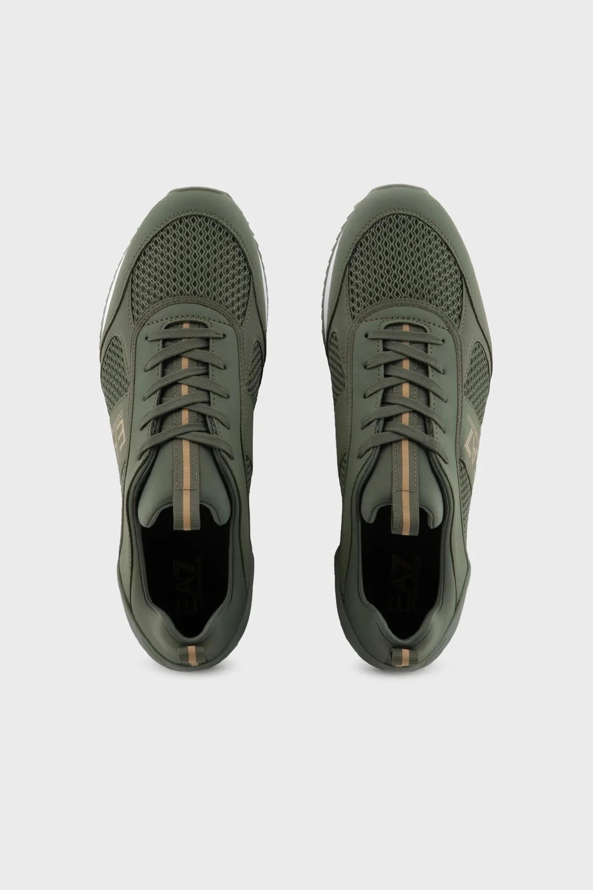 EA7 Logolu Sneaker Unisex Ayakkabı X8X027 XK050 T529 HAKİ - 3