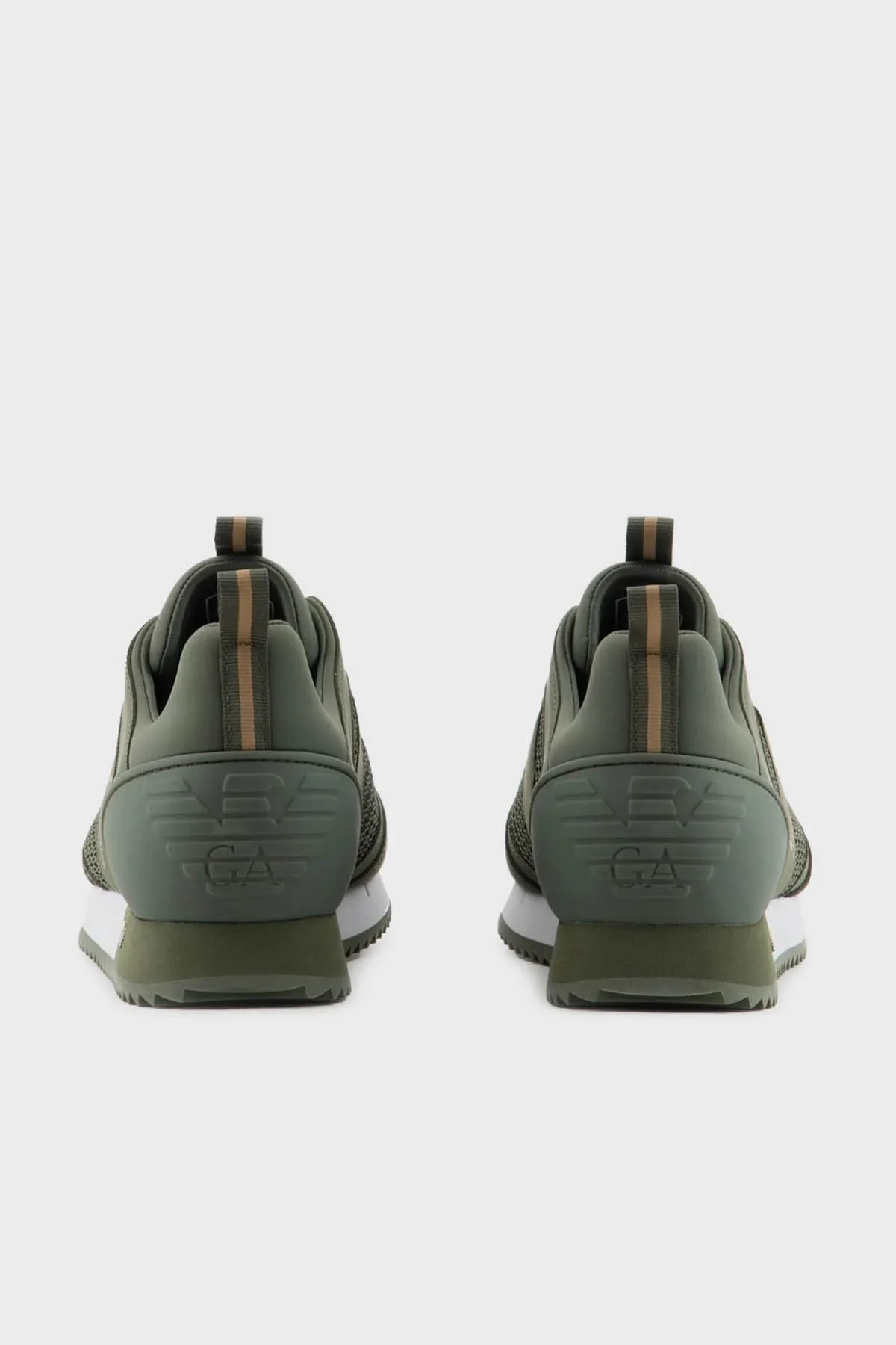 EA7 Logolu Sneaker Unisex Ayakkabı X8X027 XK050 T529 HAKİ - 4