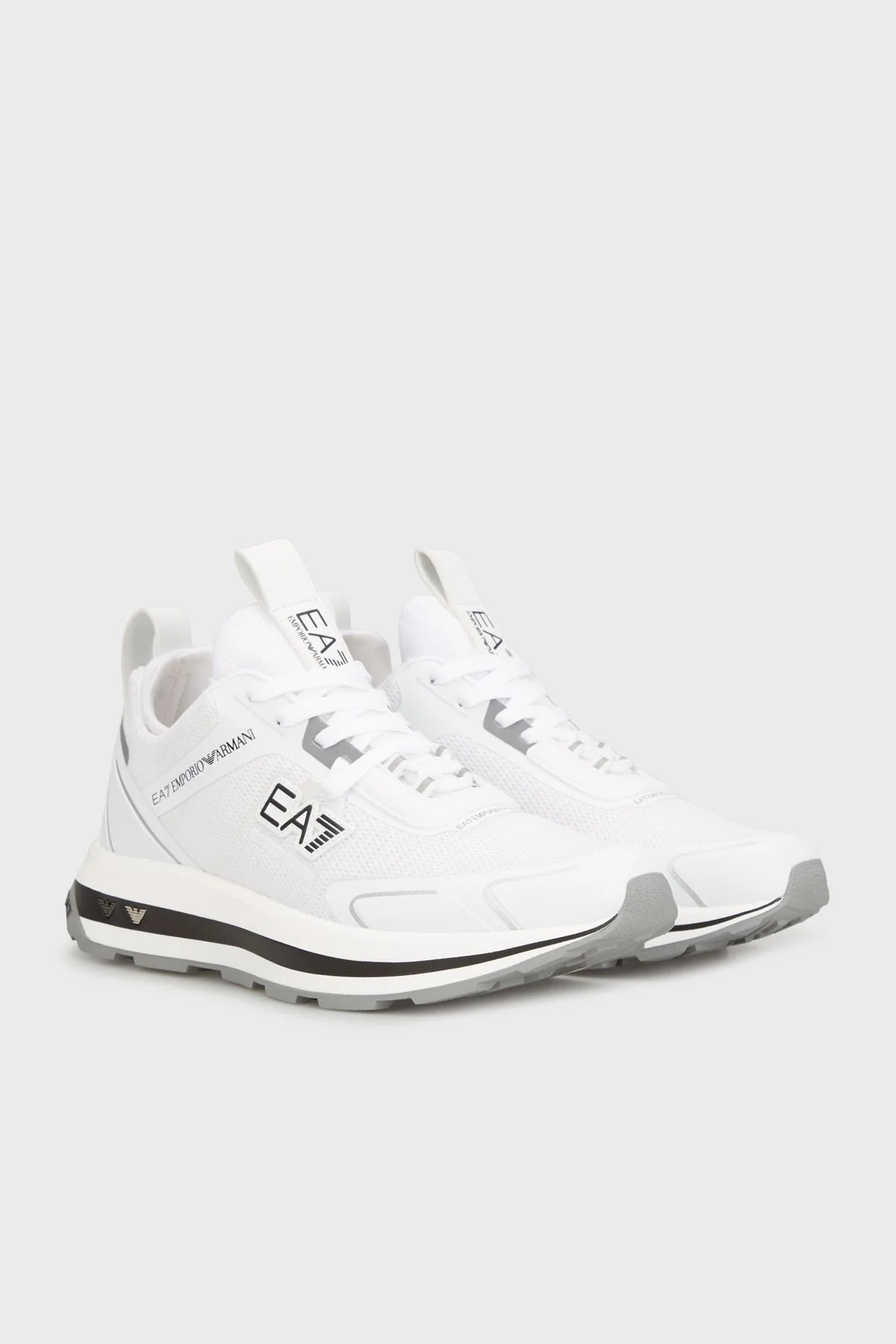 EA7 Logolu Sneaker Unisex Ayakkabı X8X089 XK234 T539 BEYAZ - 3