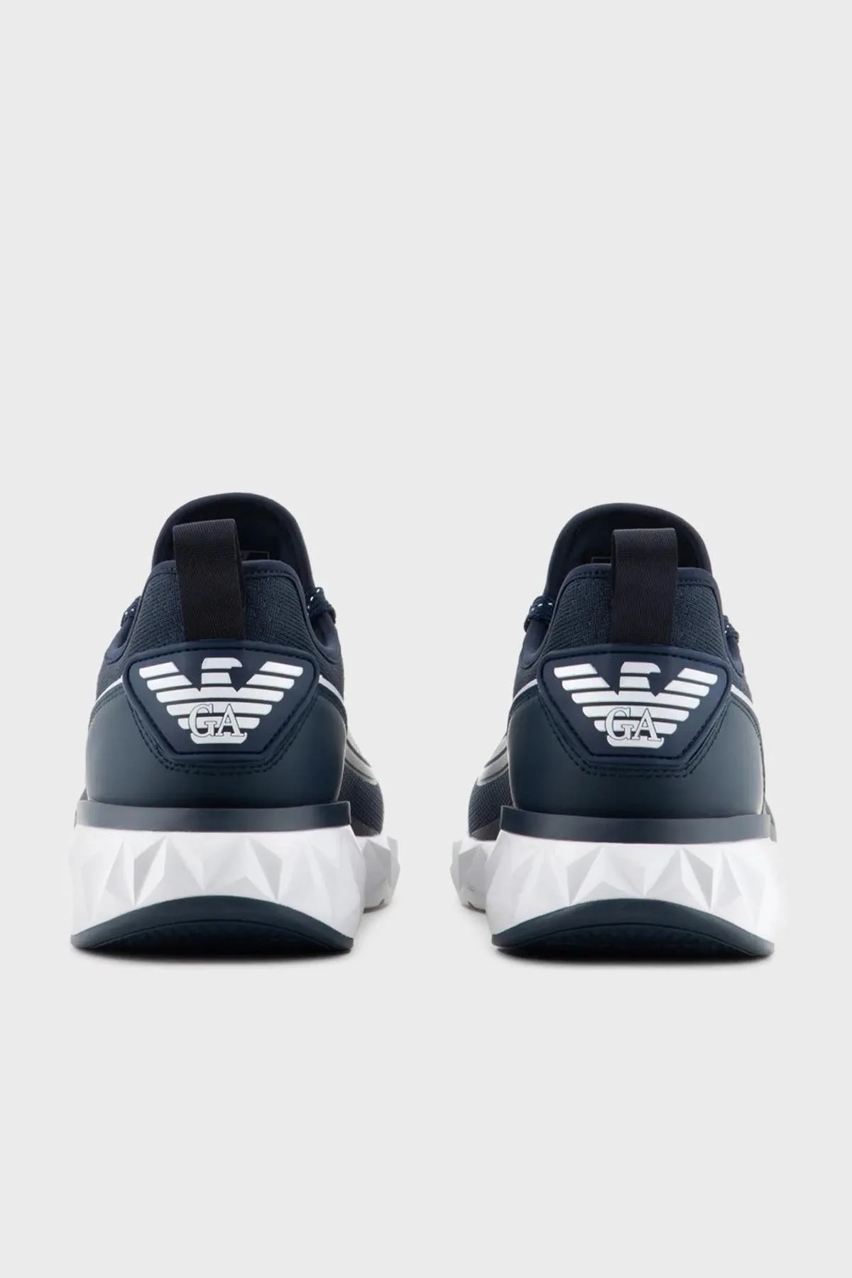 EA7 Logolu Sneaker Unisex Ayakkabı X8X106 XK262 R236 LACİVERT-BEYAZ - 4