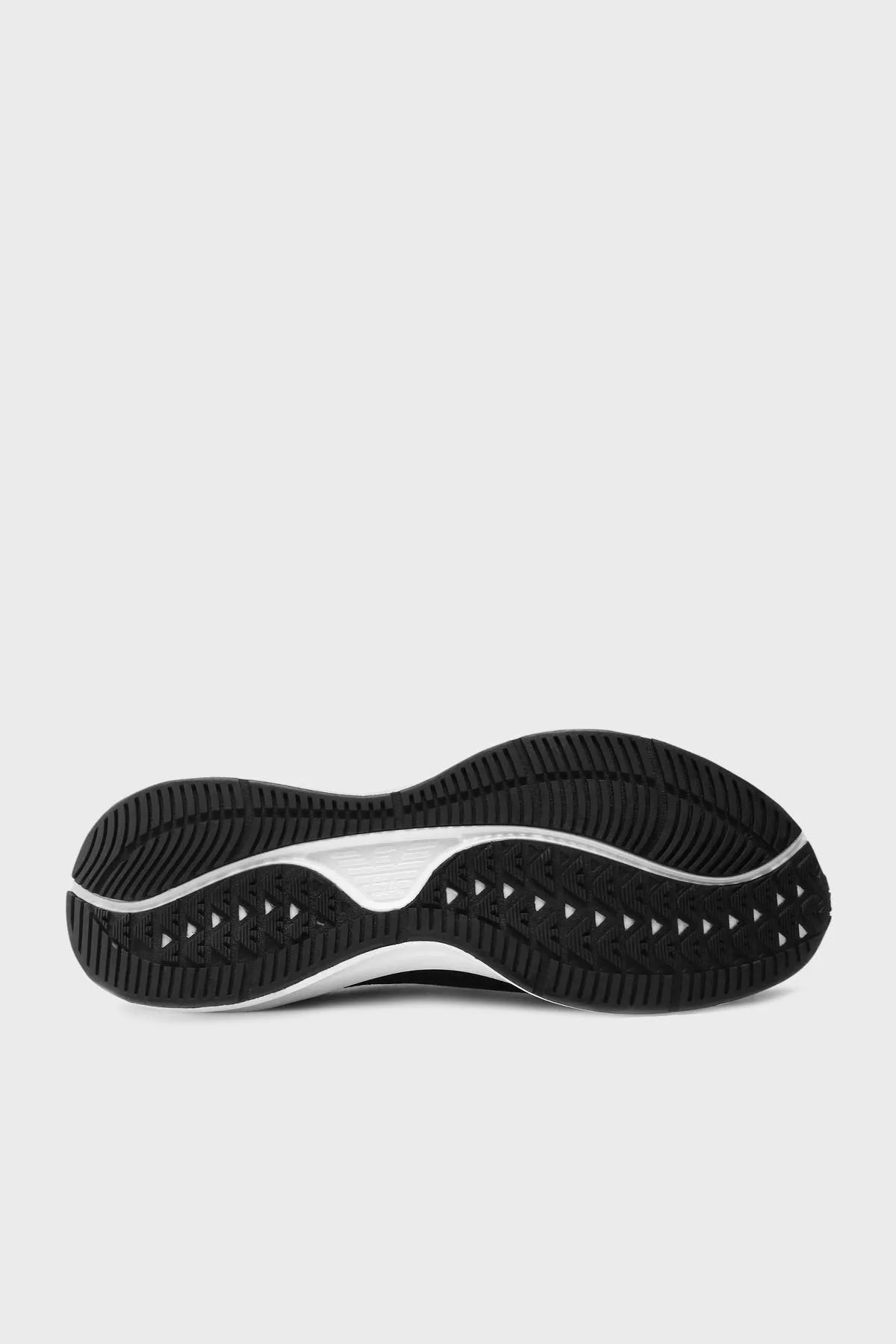 EA7 Logolu Sneaker Unisex Ayakkabı X8X149 XK349 N763 SİYAH-GÜMÜŞ - 4
