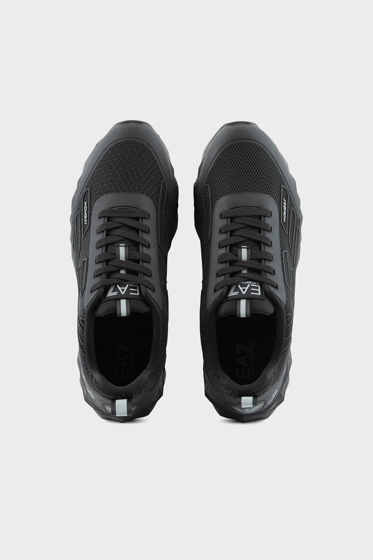 EA7 Logolu Sneaker Unisex Ayakkabı X8X154 XK357 M826 SİYAH-GÜMÜŞ - 9