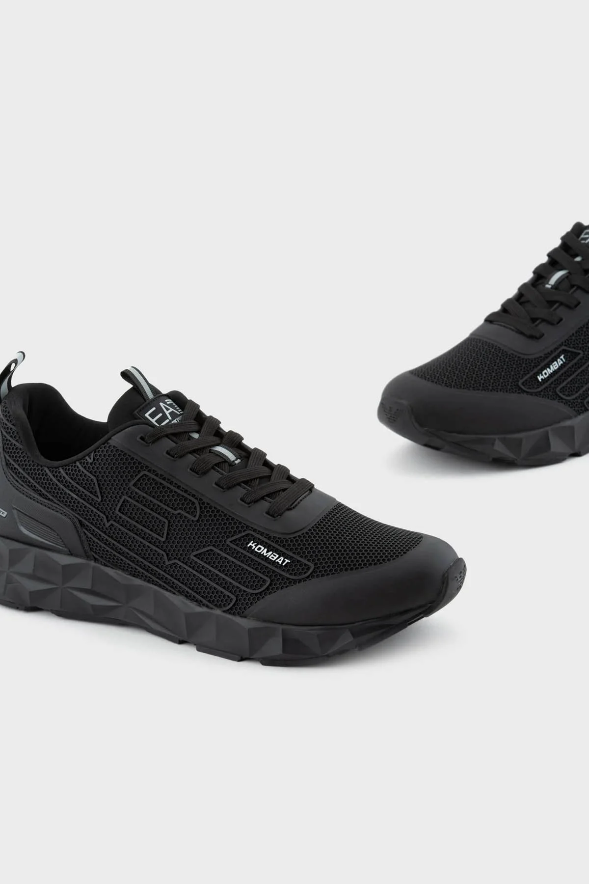 EA7 Logolu Sneaker Unisex Ayakkabı X8X154 XK357 M826 SİYAH-GÜMÜŞ - 12