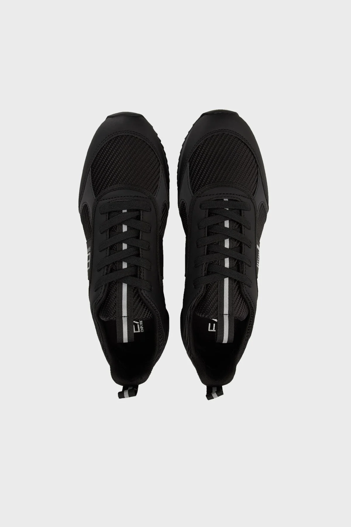 EA7 Logolu Sneaker Unisex Ayakkabı X8X185 XR175 U002 SİYAH - 4