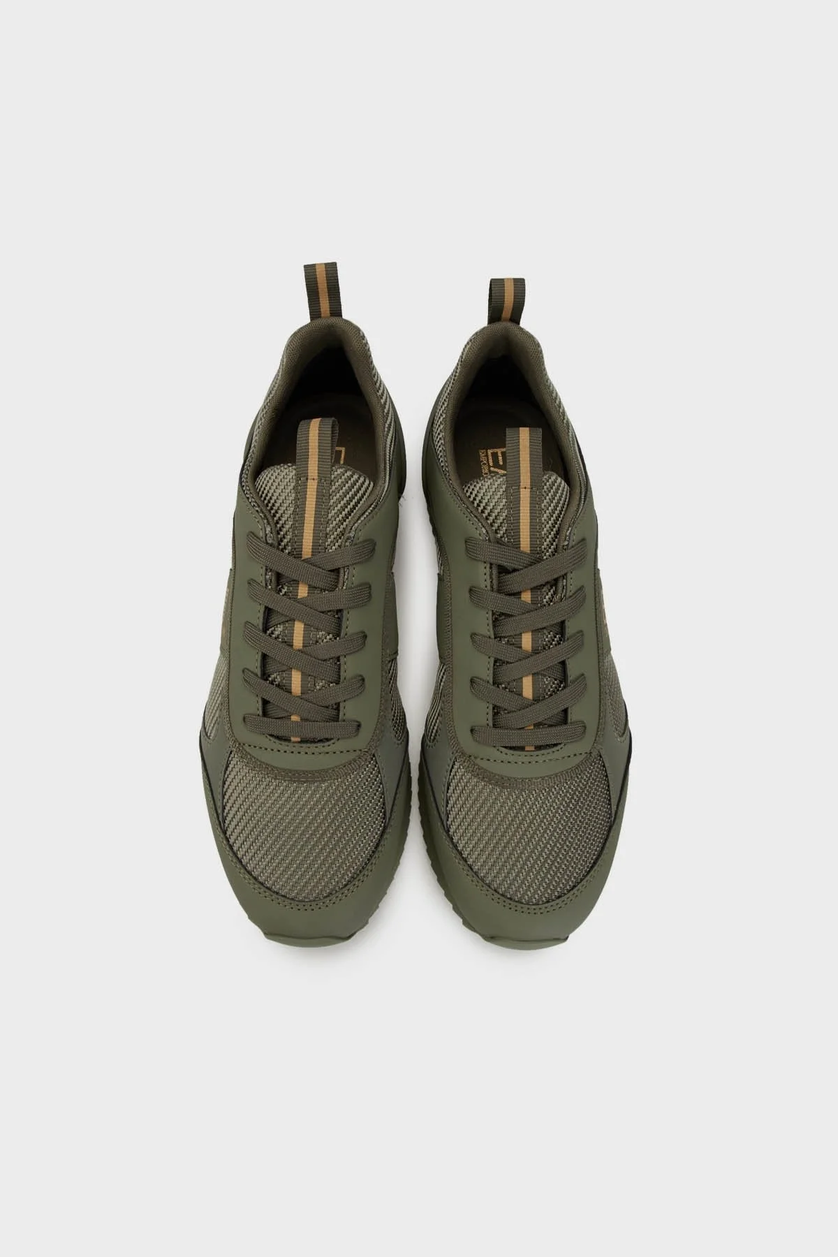 EA7 Logolu Sneaker Unisex Ayakkabı X8X185 XR175 U004 GOLD-HAKİ - 3