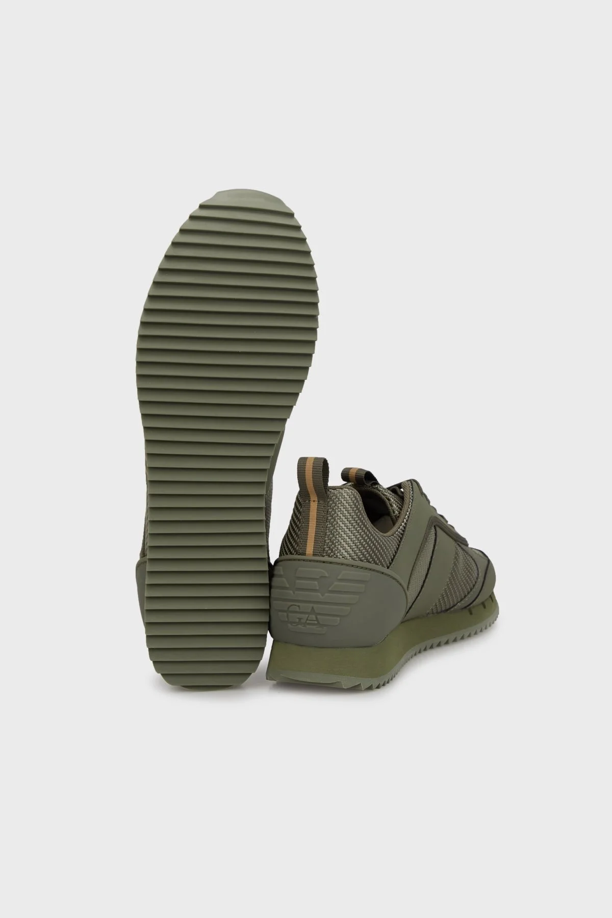 EA7 Logolu Sneaker Unisex Ayakkabı X8X185 XR175 U004 GOLD-HAKİ - 5