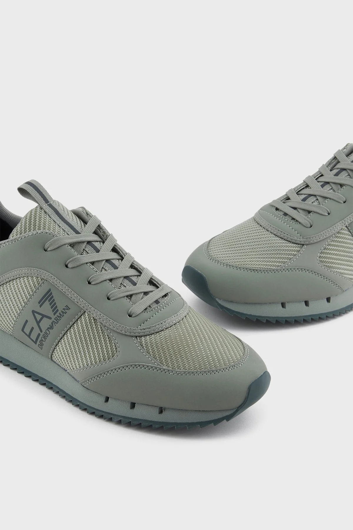 EA7 Logolu Sneaker Unisex Ayakkabı X8X185 XR175 U463 HAKİ - 11