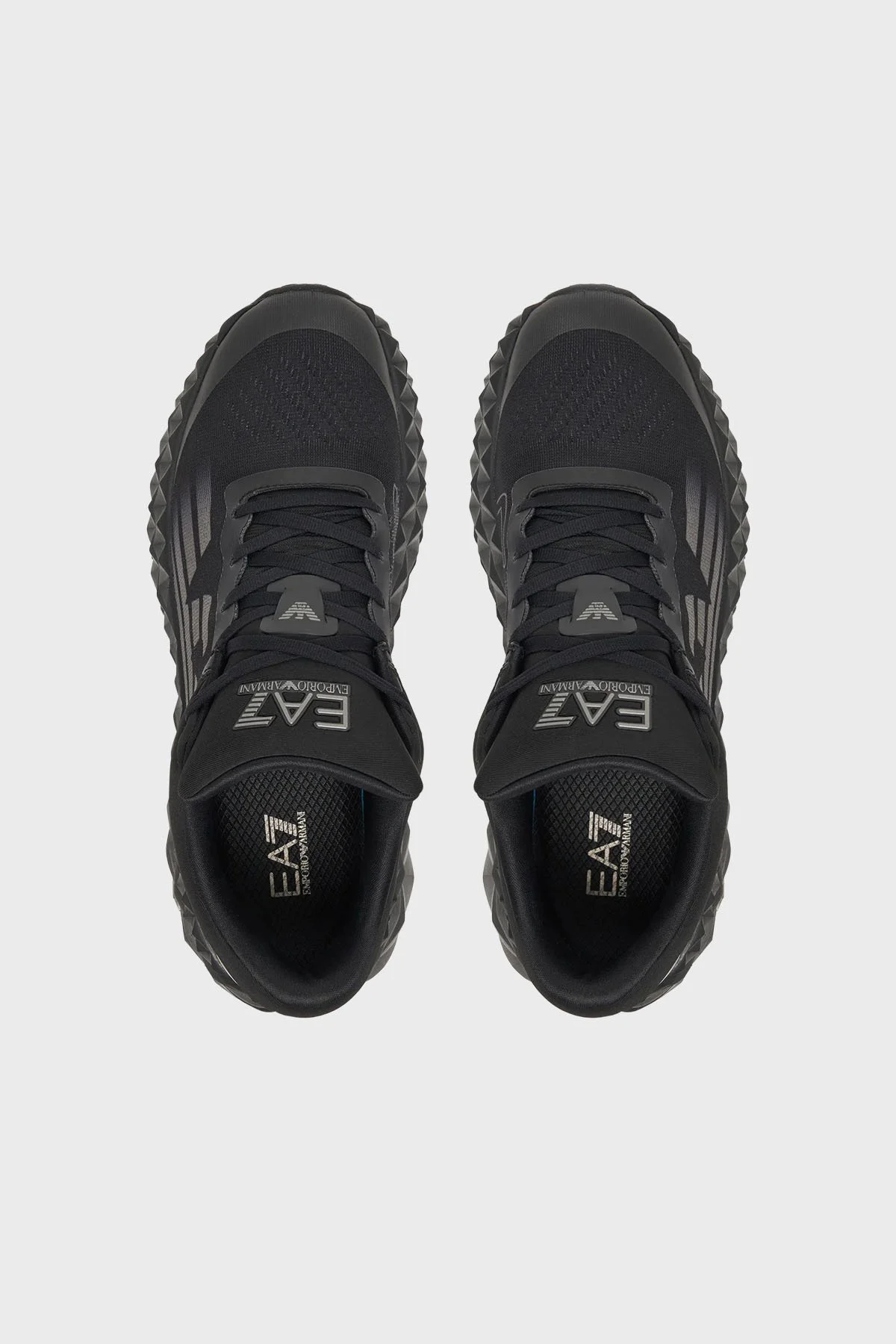 EA7 Logolu Sneaker Unisex Ayakkabı X8X239 XK432 MC269 SİYAH - 4