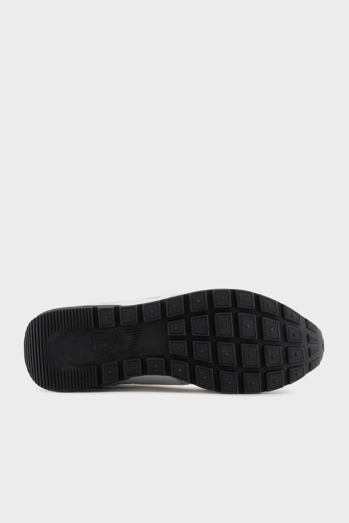 EA7 Logolu Süet Detaylı Sneaker Unisex Ayakkabı X8X151 XK354 S271 BEYAZ-SİYAH - 12