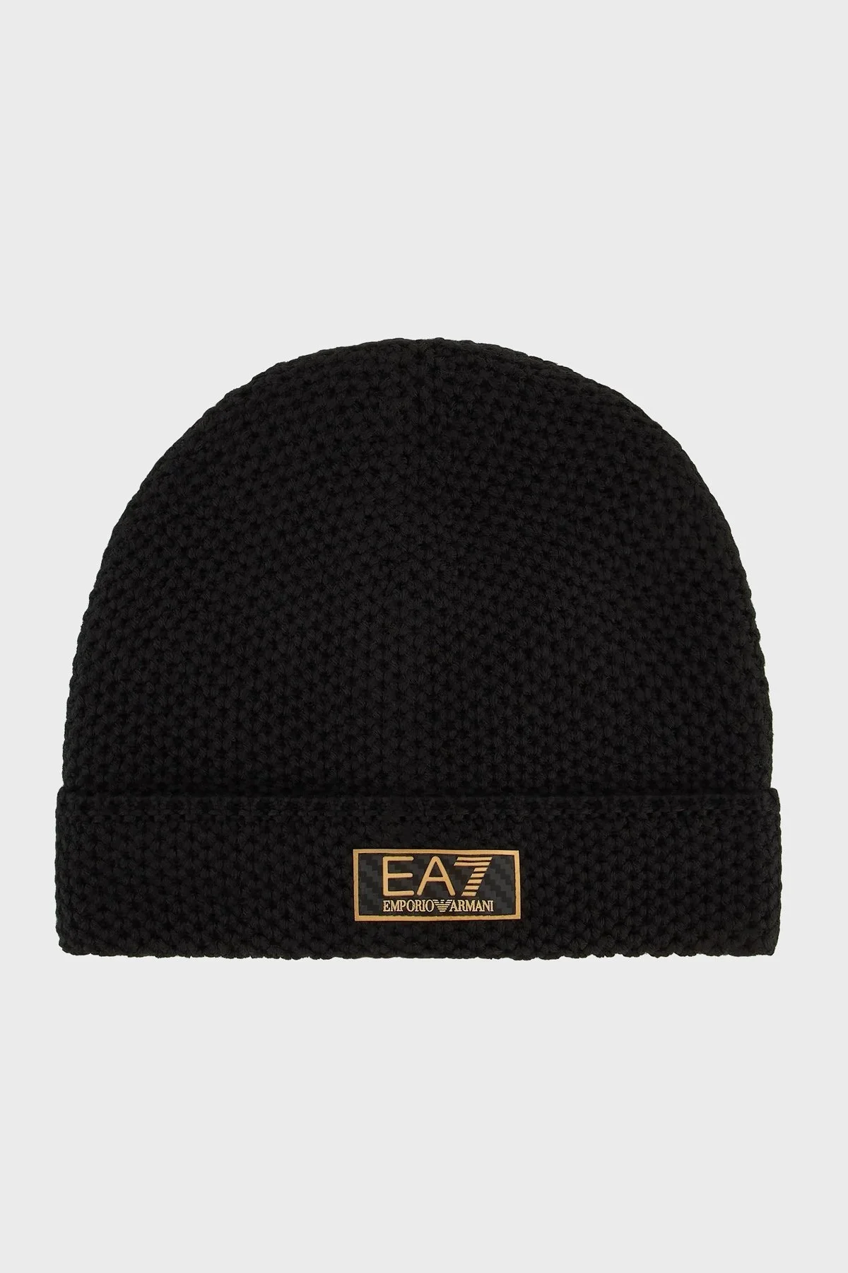 EA7 Logolu Unisex Bere 7X000002 AF10512 UC001 SİYAH - 1