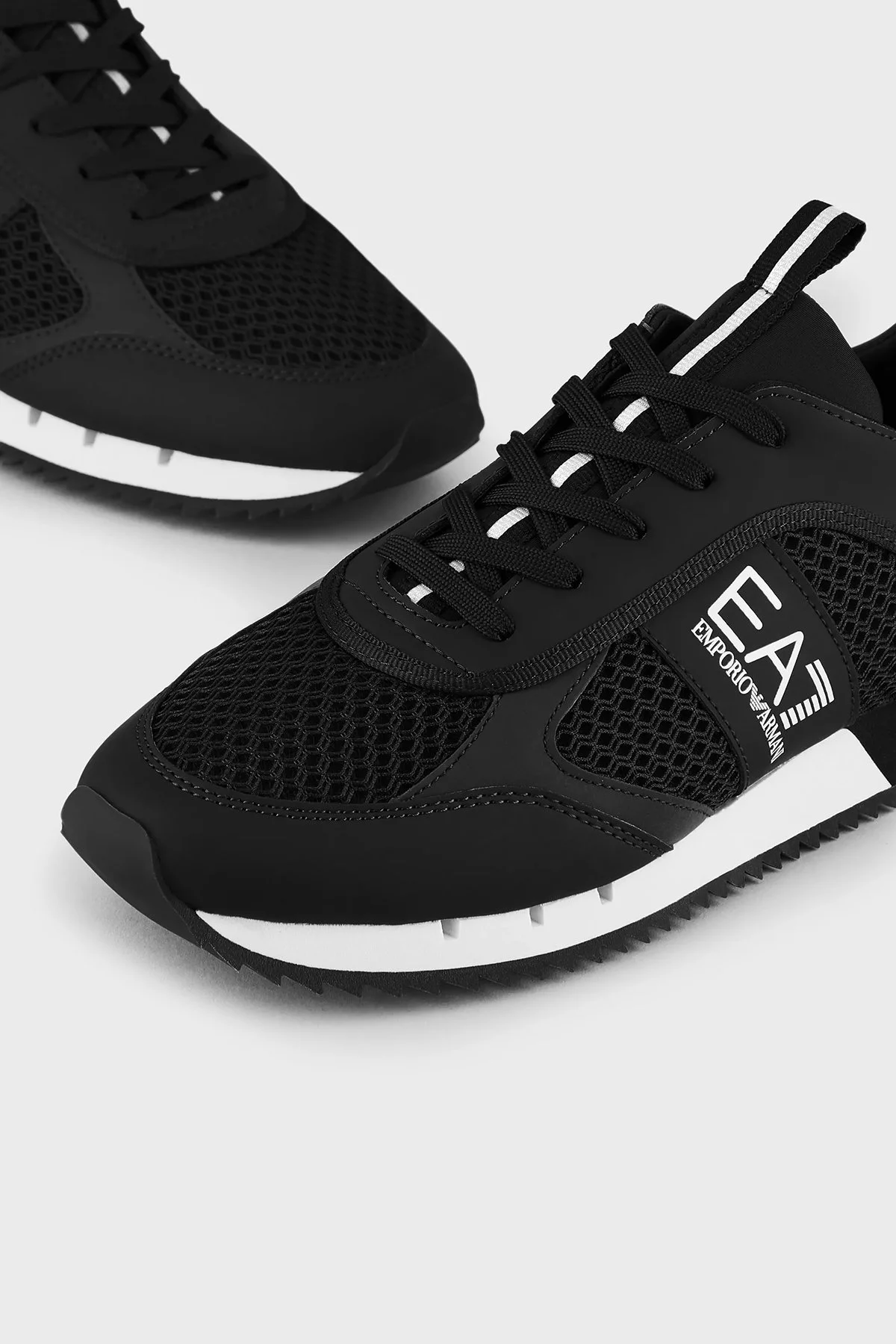 EA7 Marka Logolu Spor Unisex Ayakkabı X8X027 XK050 A120 SİYAH - 9