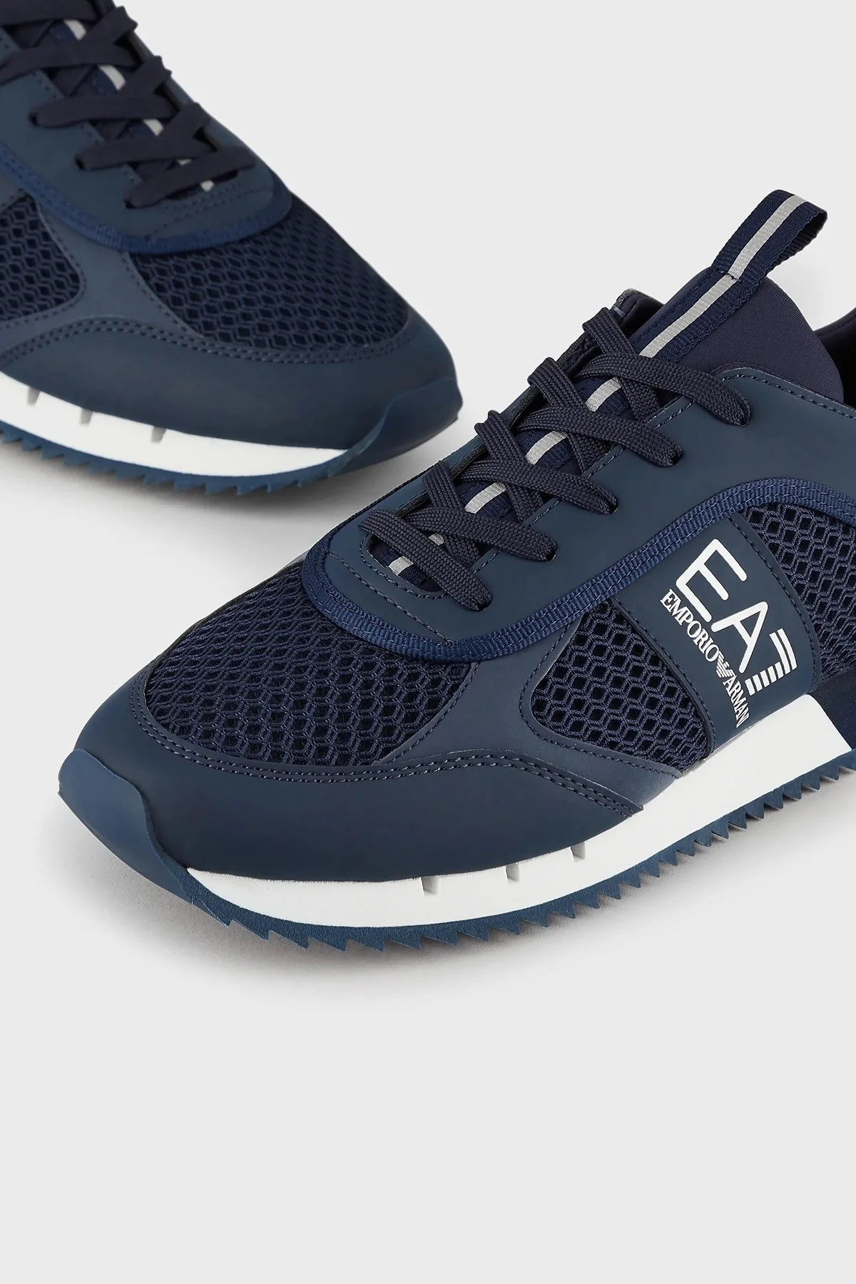 EA7 Marka Logolu Spor Unisex Ayakkabı X8X027 XK050 D813 LACİVERT - 9