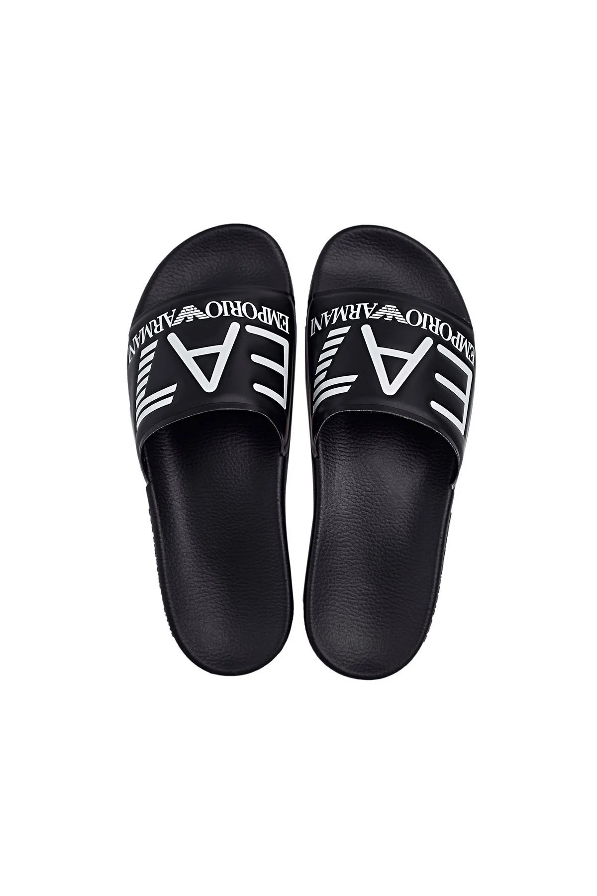 EA7 Marka Logolu Unisex Terlik XCP001 XCC22 00002 SİYAH - 5