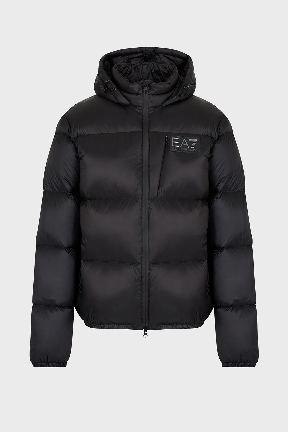 EA7 Oversize Su Geçirmez Kuş Tüyü Dolgulu Kapüşonlu Erkek Mont 6RPB31 PN2MZ 1200 SİYAH - 4