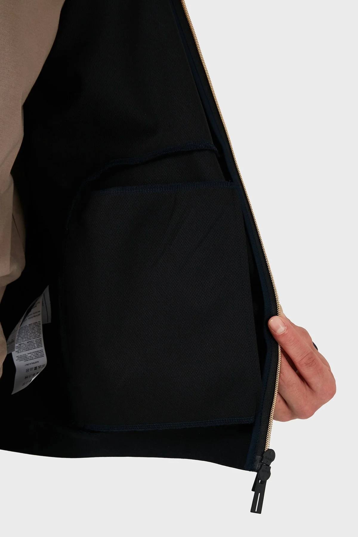 EA7 Pamuk Karışımlı Regular Fit Kapüşonlu Çift Yönlü Fermuarlı Erkek Sweat 7M000035 AF10343 UB102 LACİVERT - 5