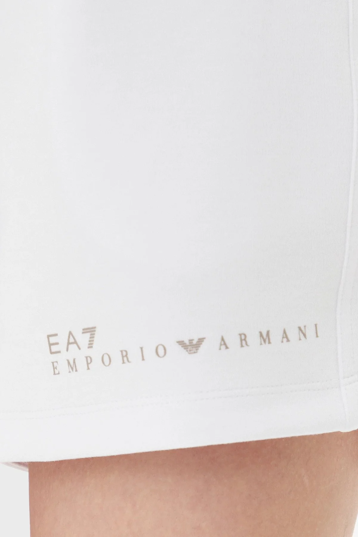 EA7 Pamuk Karışımlı Regular Fit Logolu Kadın Short 7W000280 AF12501 U0002 BEYAZ - 5