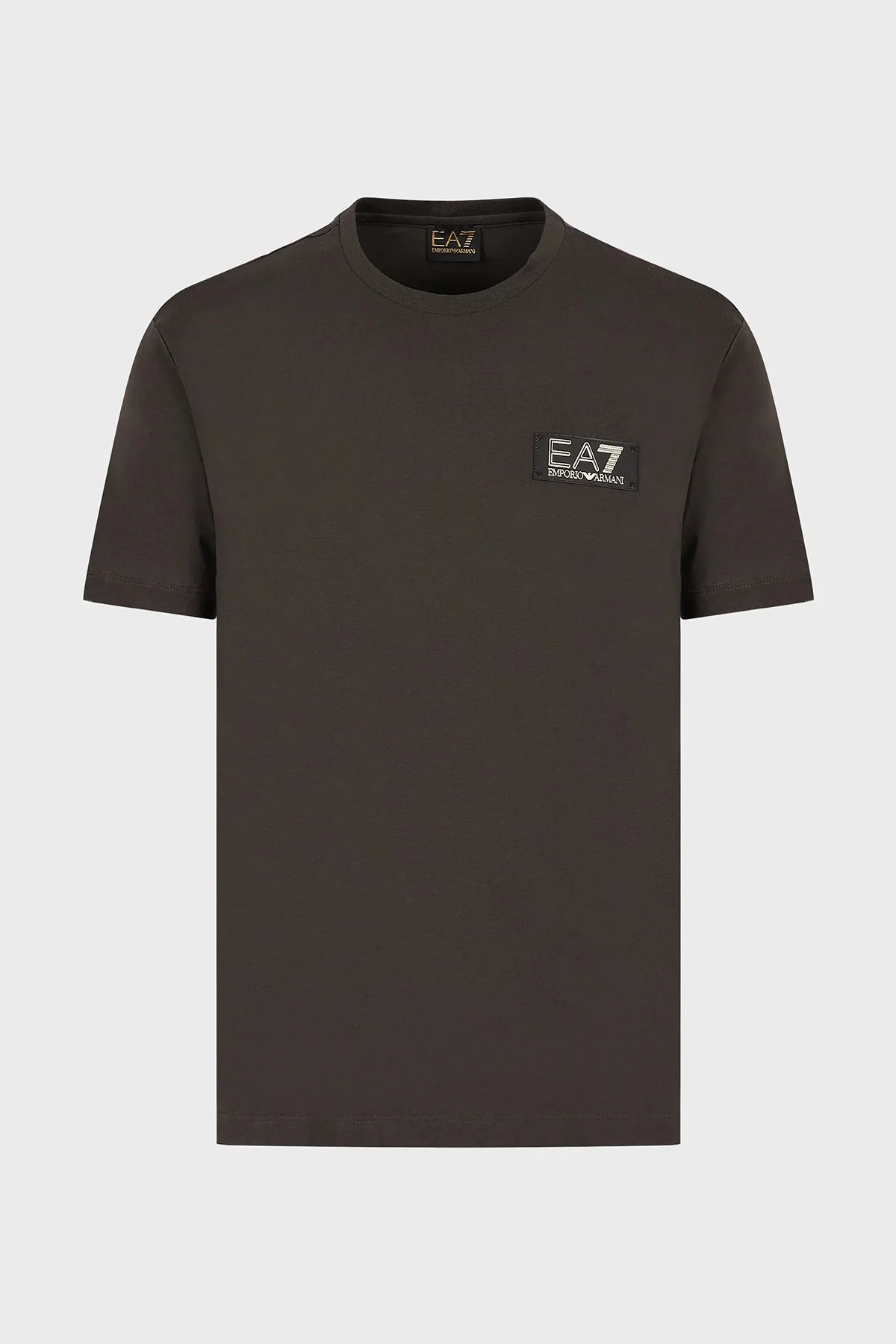 EA7 Pamuklu Regular Fit Bisiklet Yaka Erkek T Shirt 3RPT19 PJM9Z 1997 ANTRASİT - 4