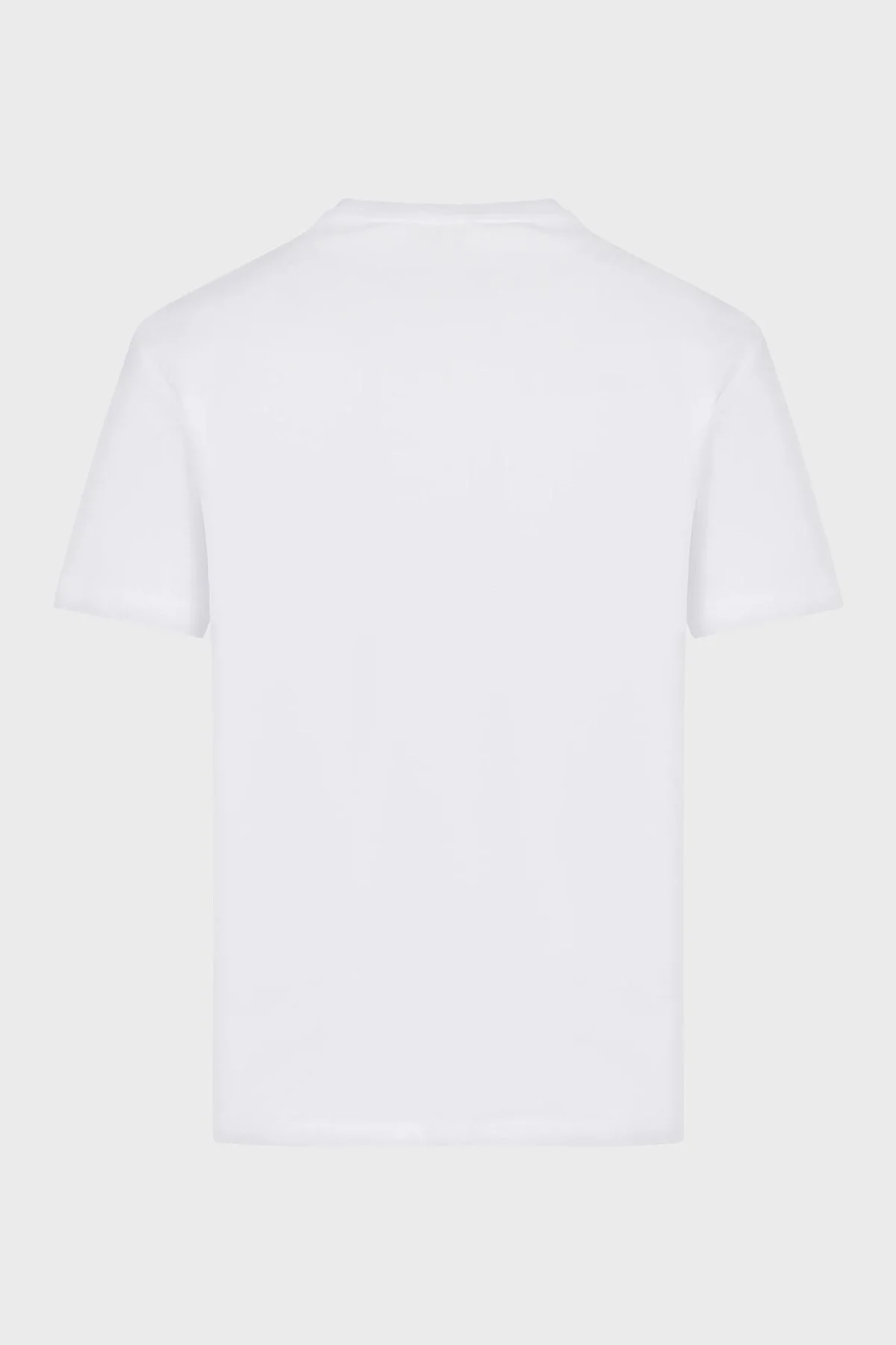 EA7 Pamuklu Regular Fit Bisiklet Yaka Erkek T Shirt 3RPT20 PJM9Z 1100 BEYAZ - 4