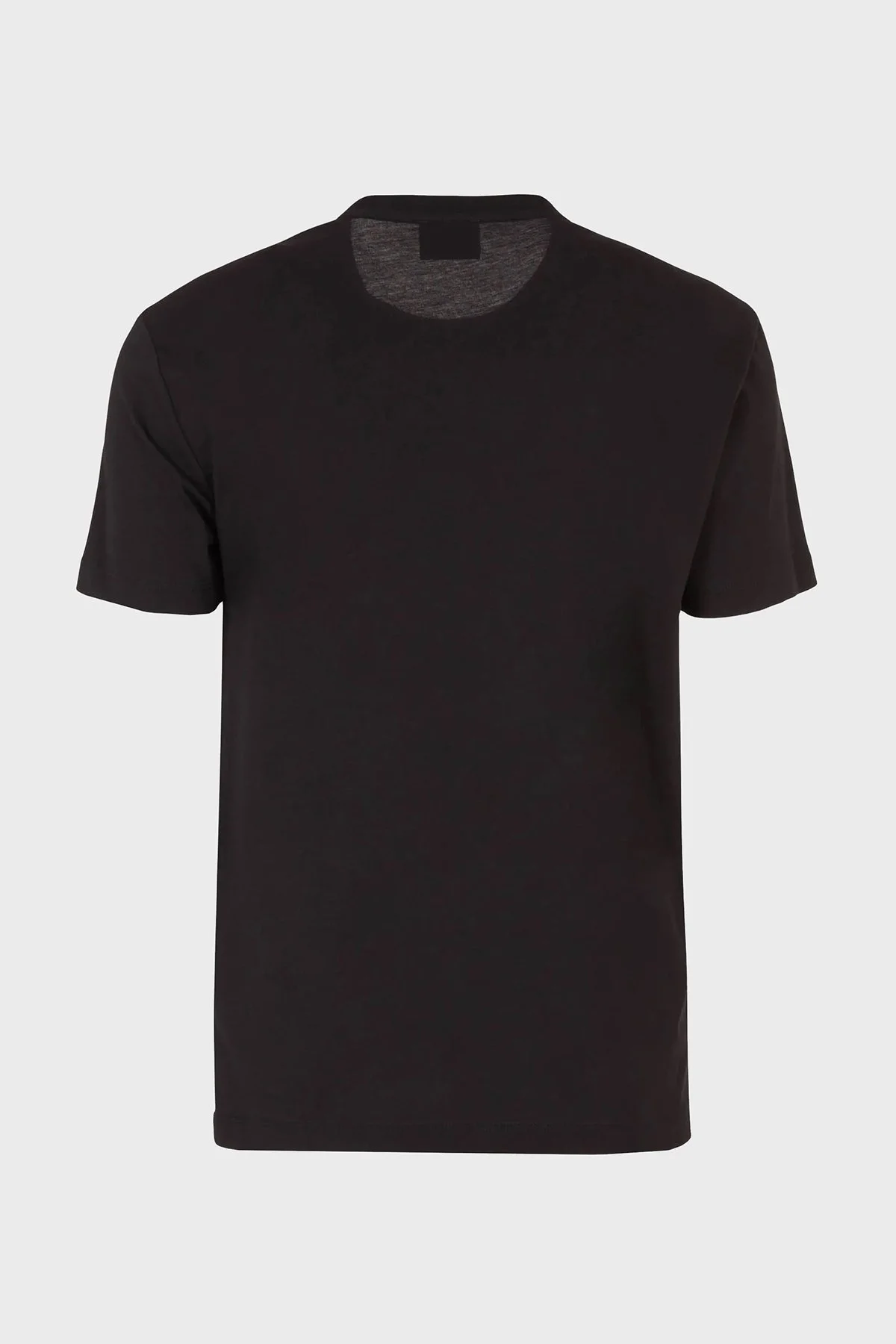 EA7 Pamuklu Regular Fit Bisiklet Yaka Erkek T Shirt 6RPT19 PJM9Z 1200 SİYAH - 3