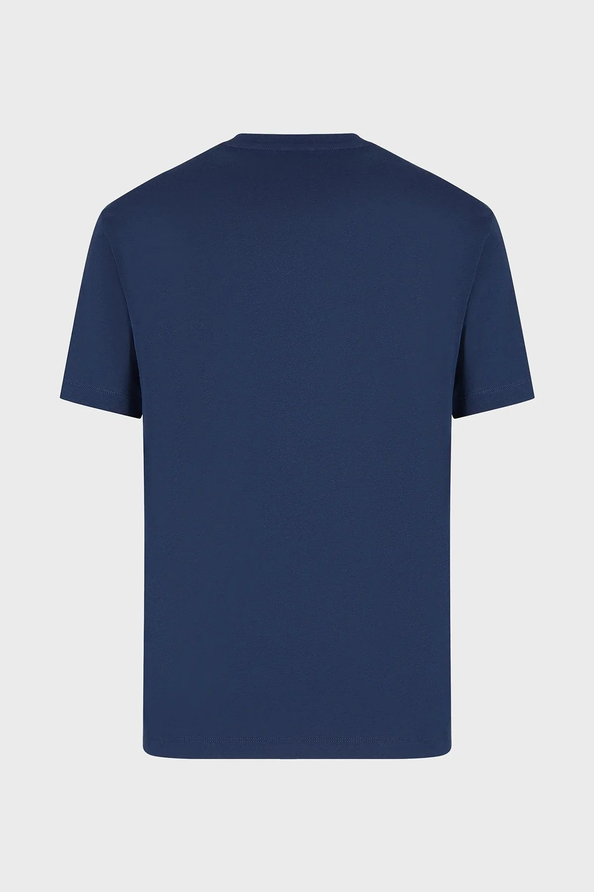 EA7 Pamuklu Regular Fit Bisiklet Yaka Erkek T Shirt 6RPT19 PJM9Z 1554 LACİVERT - 3