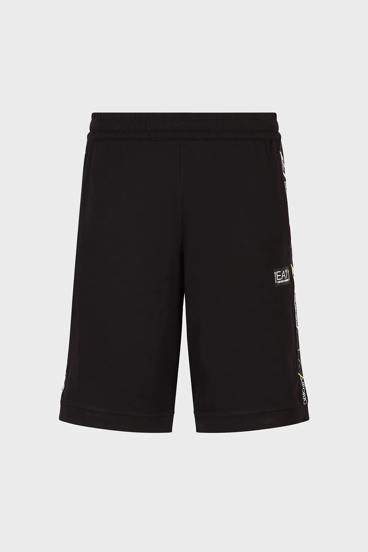 EA7 Pamuklu Regular Fit Cepli Erkek Bermuda 3RPS56 PJ05Z 1200 SİYAH - 4