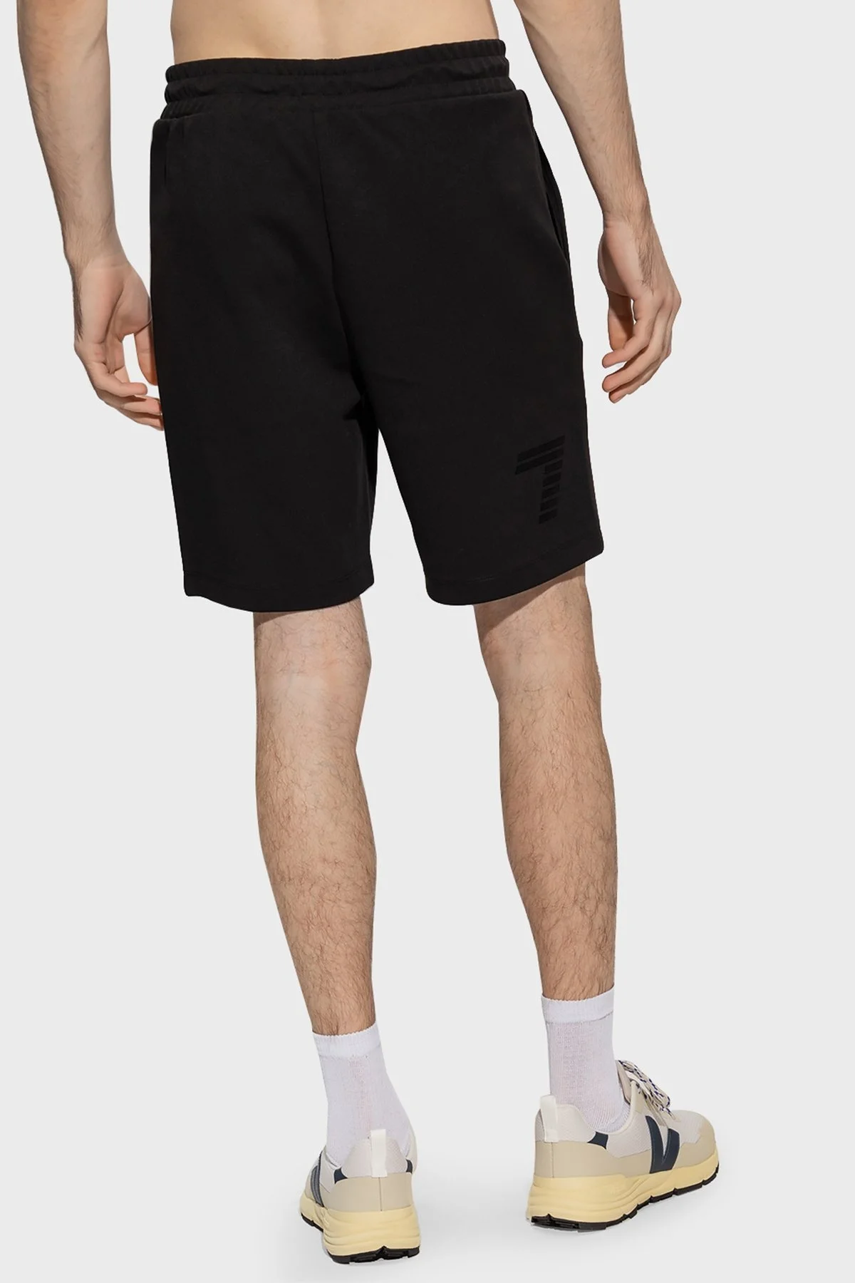 EA7 Pamuklu Regular Fit Cepli Erkek Bermuda 3RPS75 PJARZ 1200 SİYAH - 3